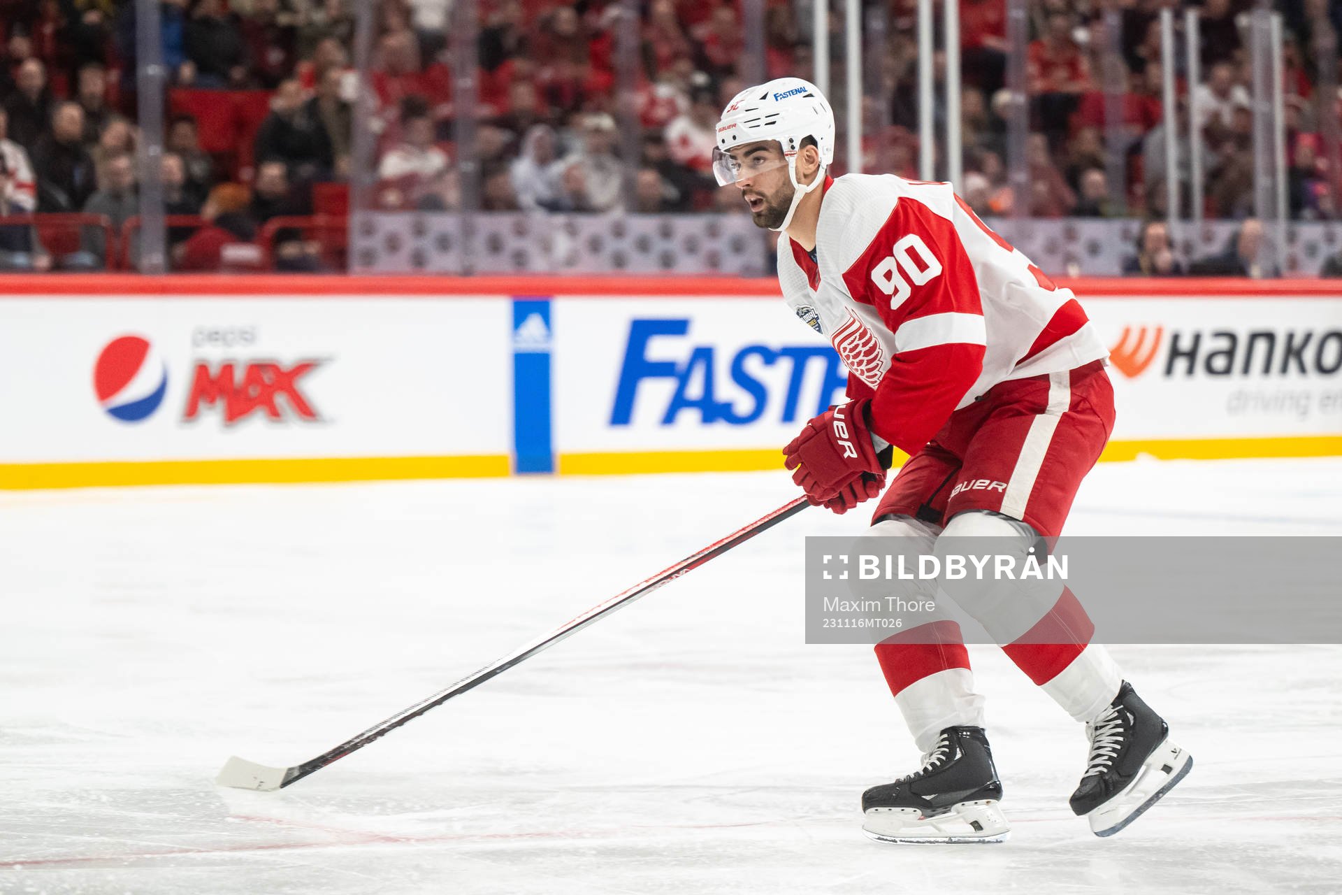 Joe Veleno of Detroit Red Wings