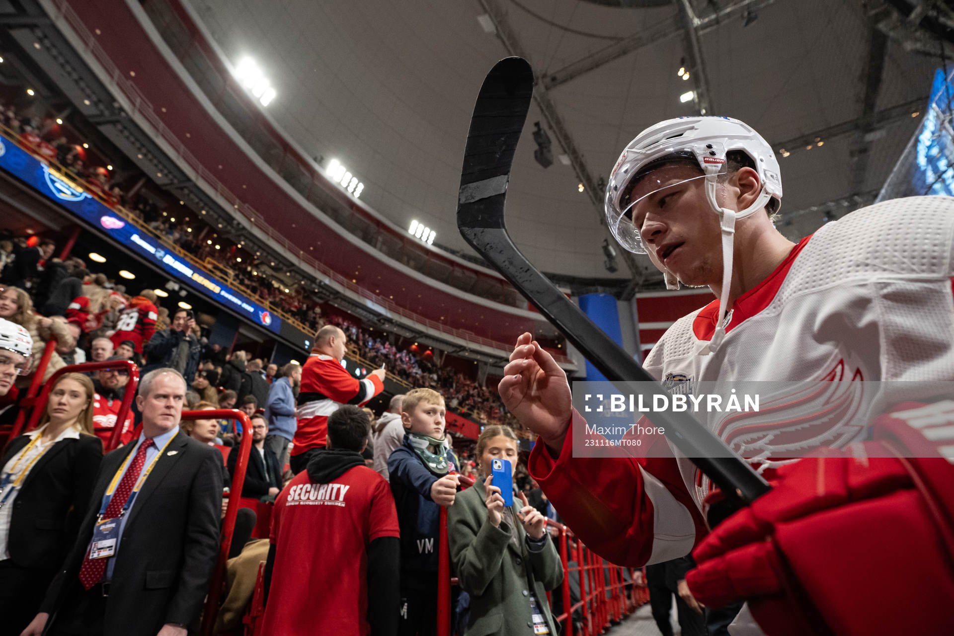 Lucas Raymond of Detroit Red Wings