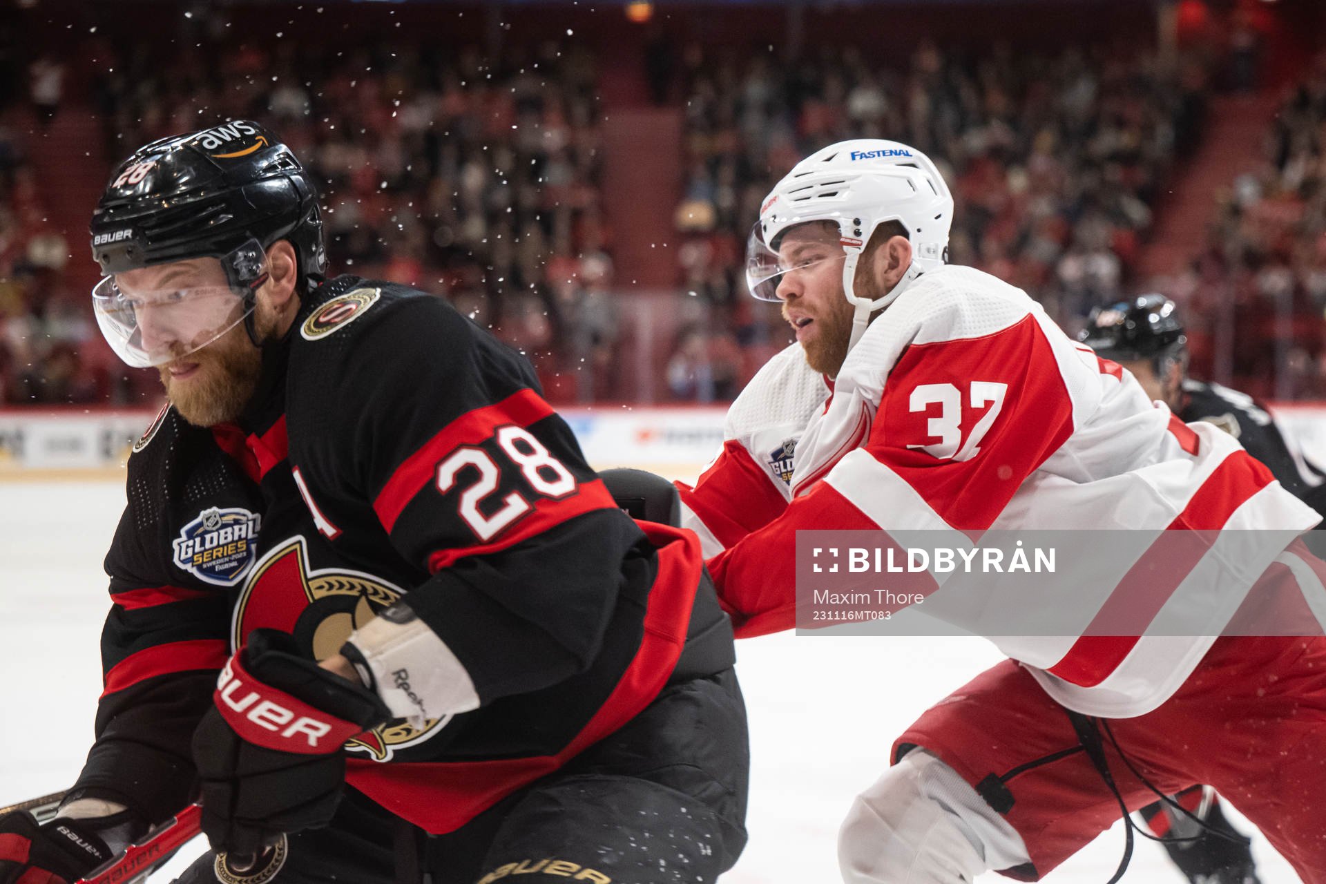 T Compher of Detroit Red Wings