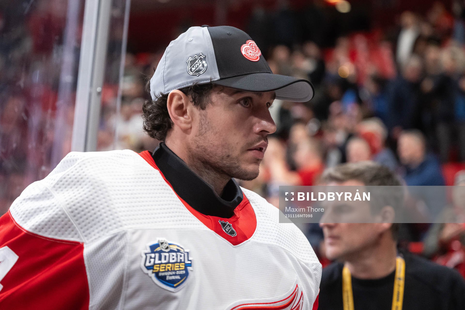 Goaltender Alex Lyon of Detroit Red Wings