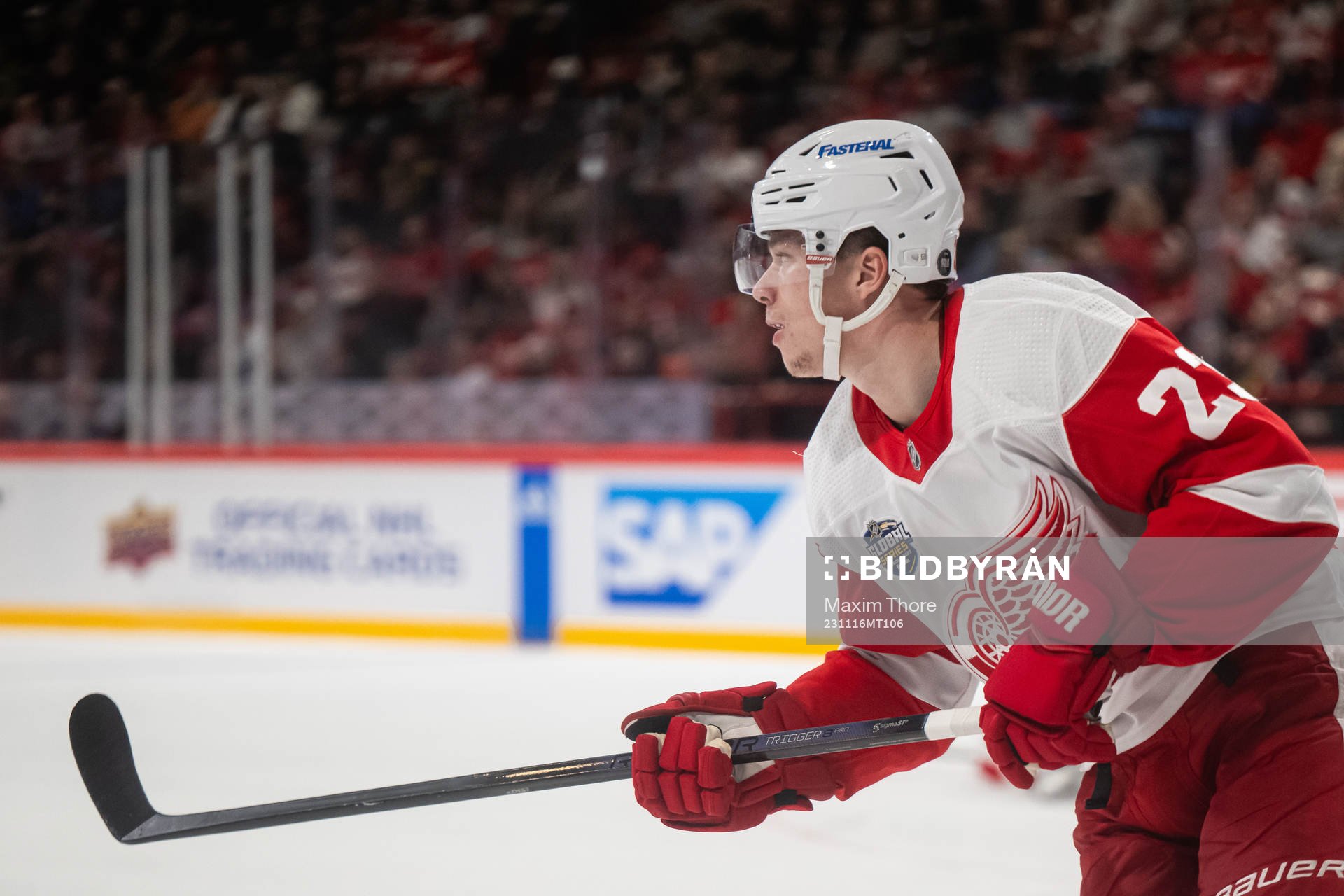 Lucas Raymond of Detroit Red Wings
