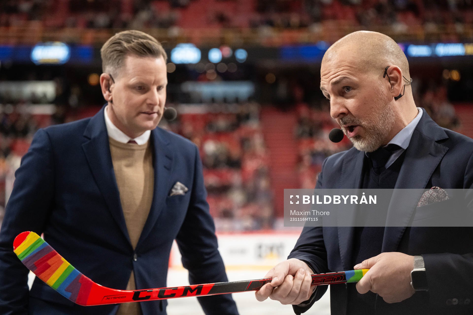 Niklas Jihde and Erik Granqvist of Swedish broadcaster