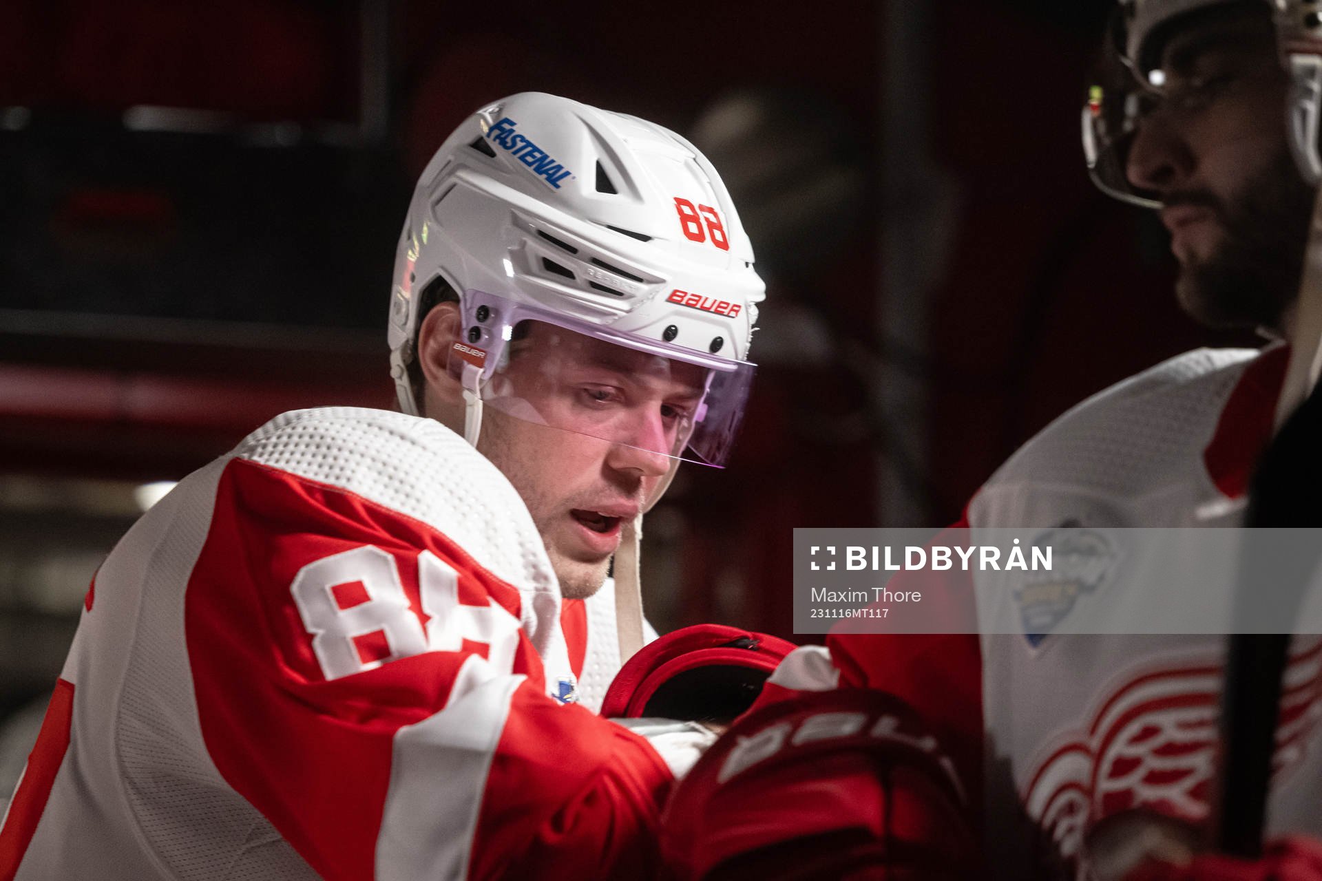 Daniel Sprong of Detroit Red Wings