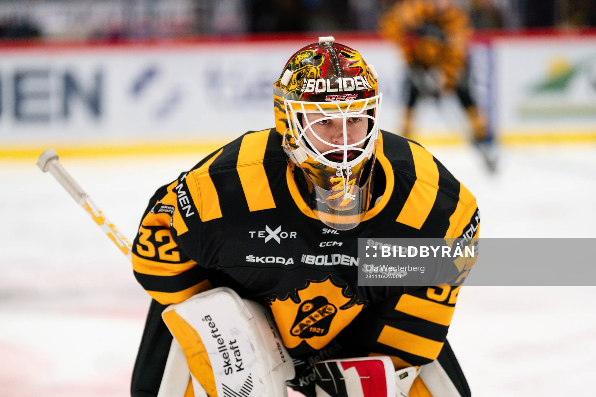 Skellefteås målvakt Linus Söderström