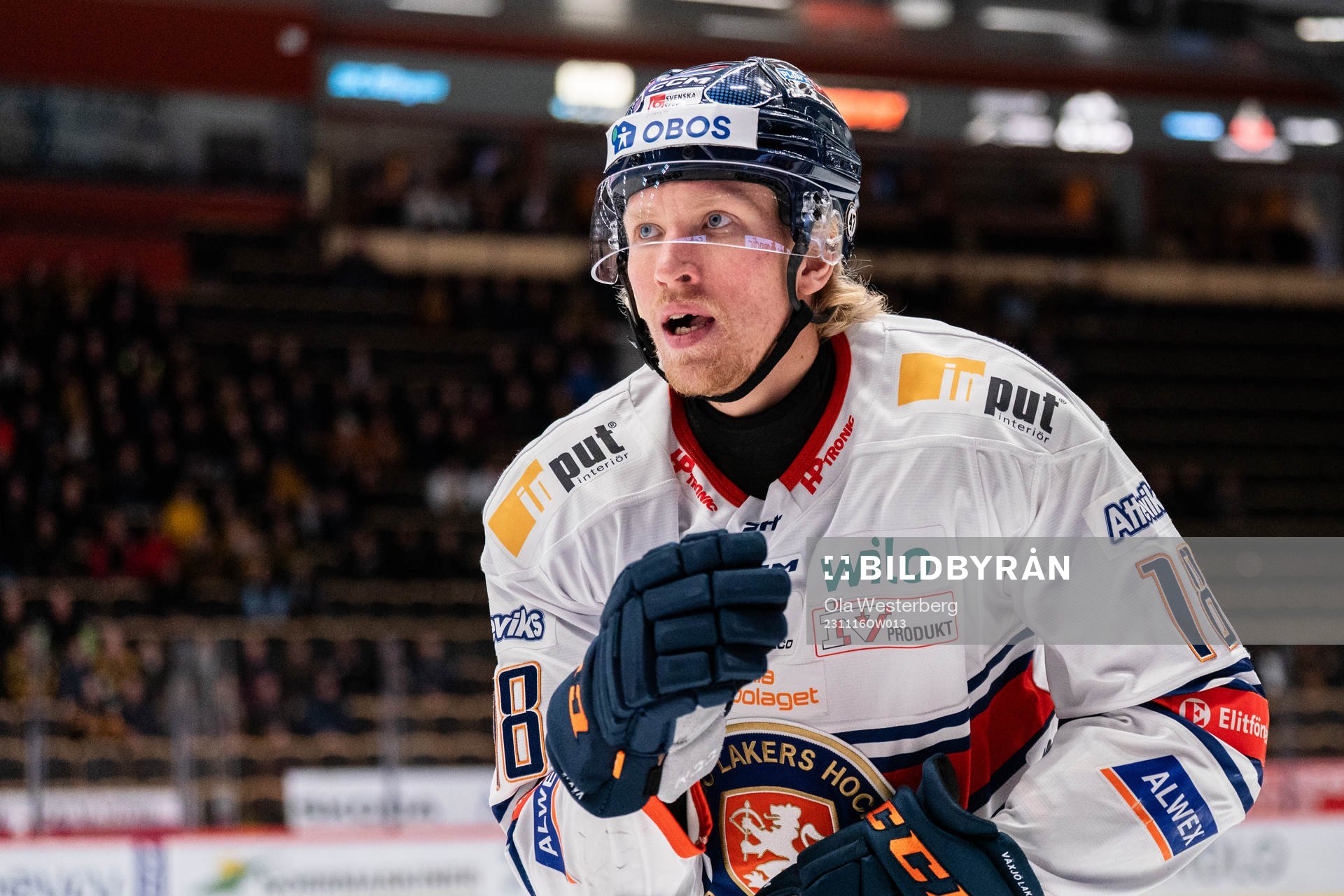 Växjös Marcus Sylvegård jublar