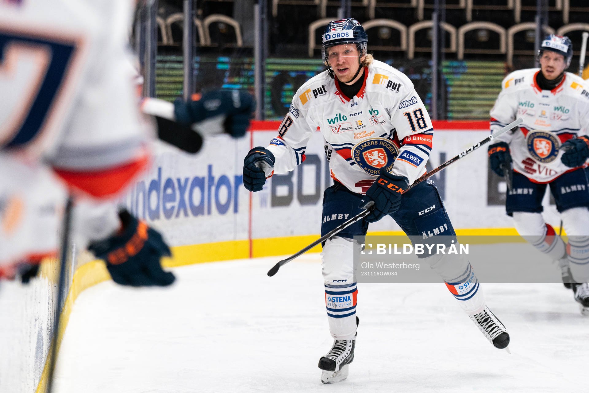 Växjös Marcus Sylvegård jublar