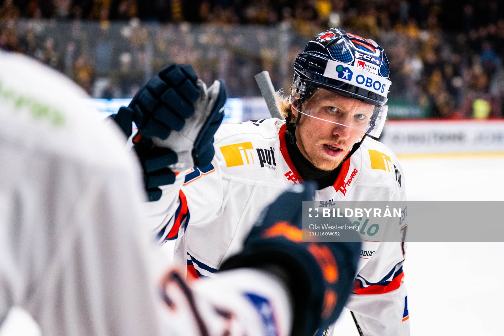 Växjös Marcus Sylvegård jublar
