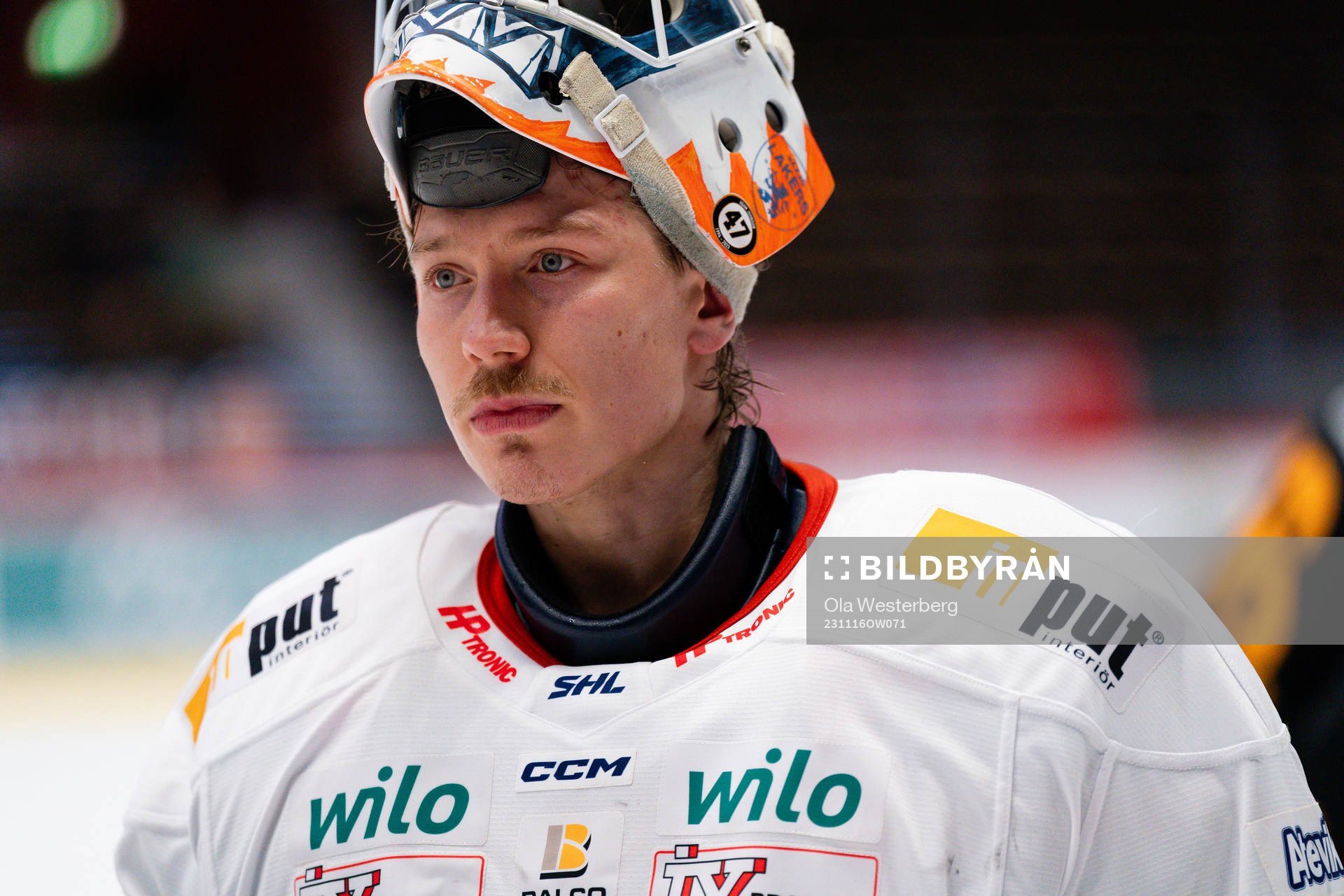 Växjös målvakt Emil Larmi