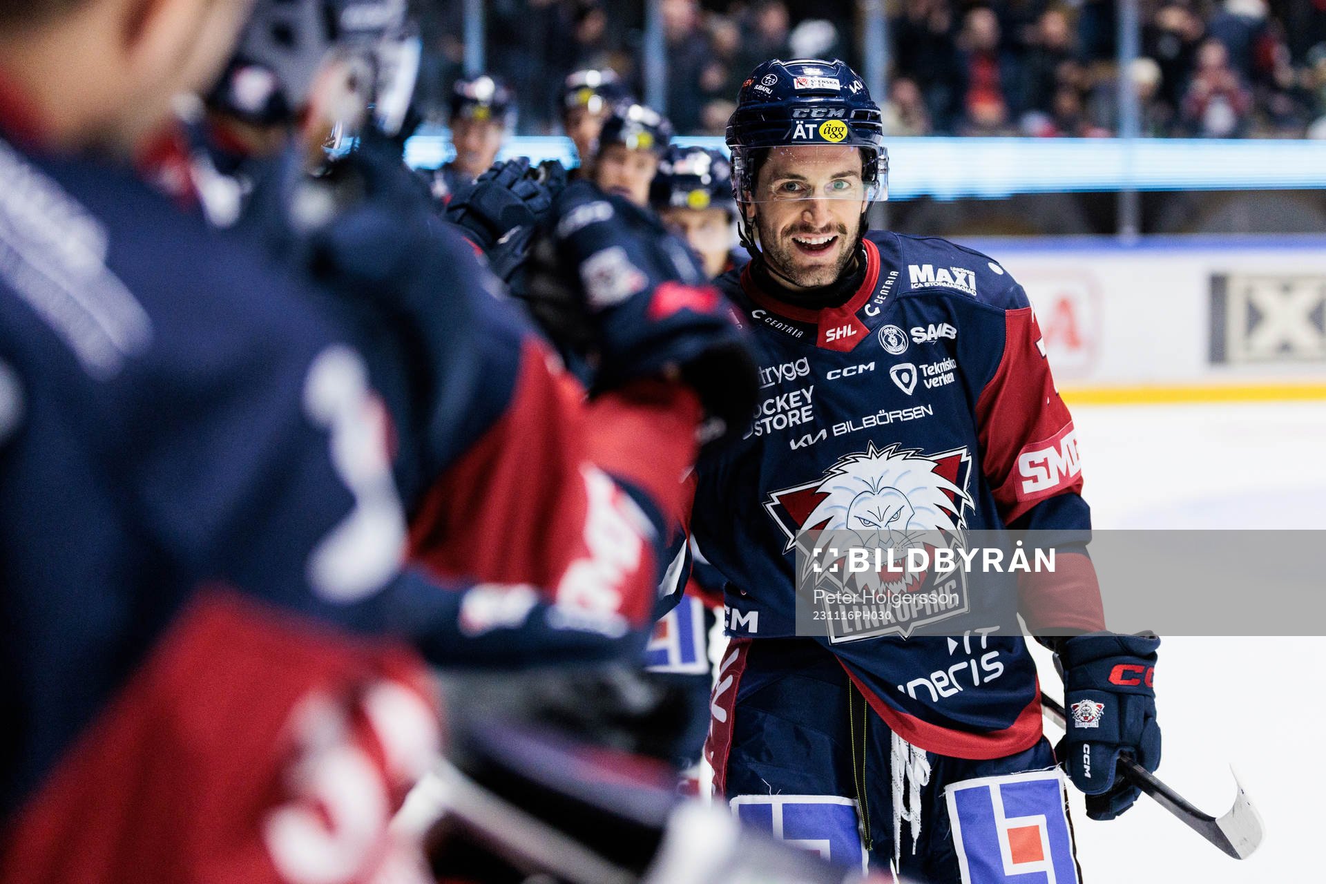 Linköpings Taylor Leier jublar