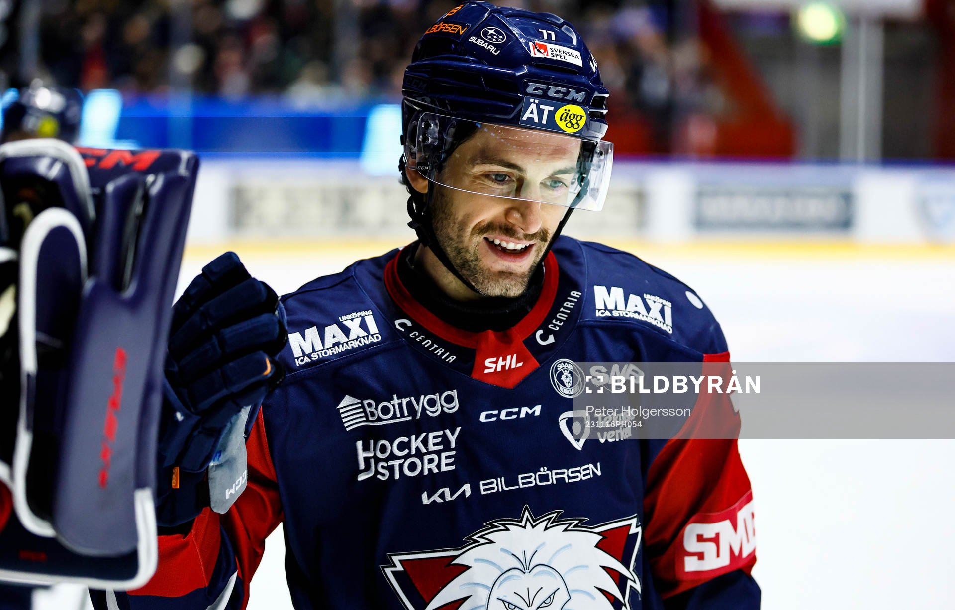 Linköpings Taylor Leier jublar