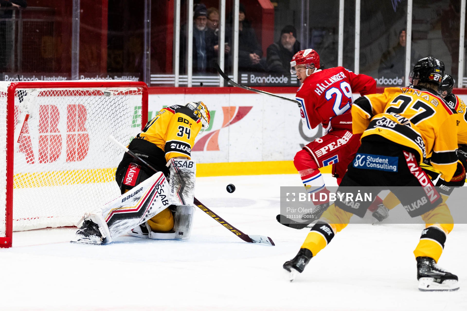 Luleås målvakt Joel Lassinantti och Timrås Filip