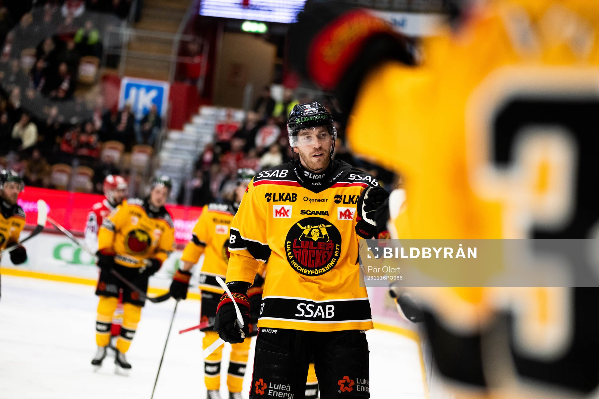 Luleås Oscar Eklind jublar
