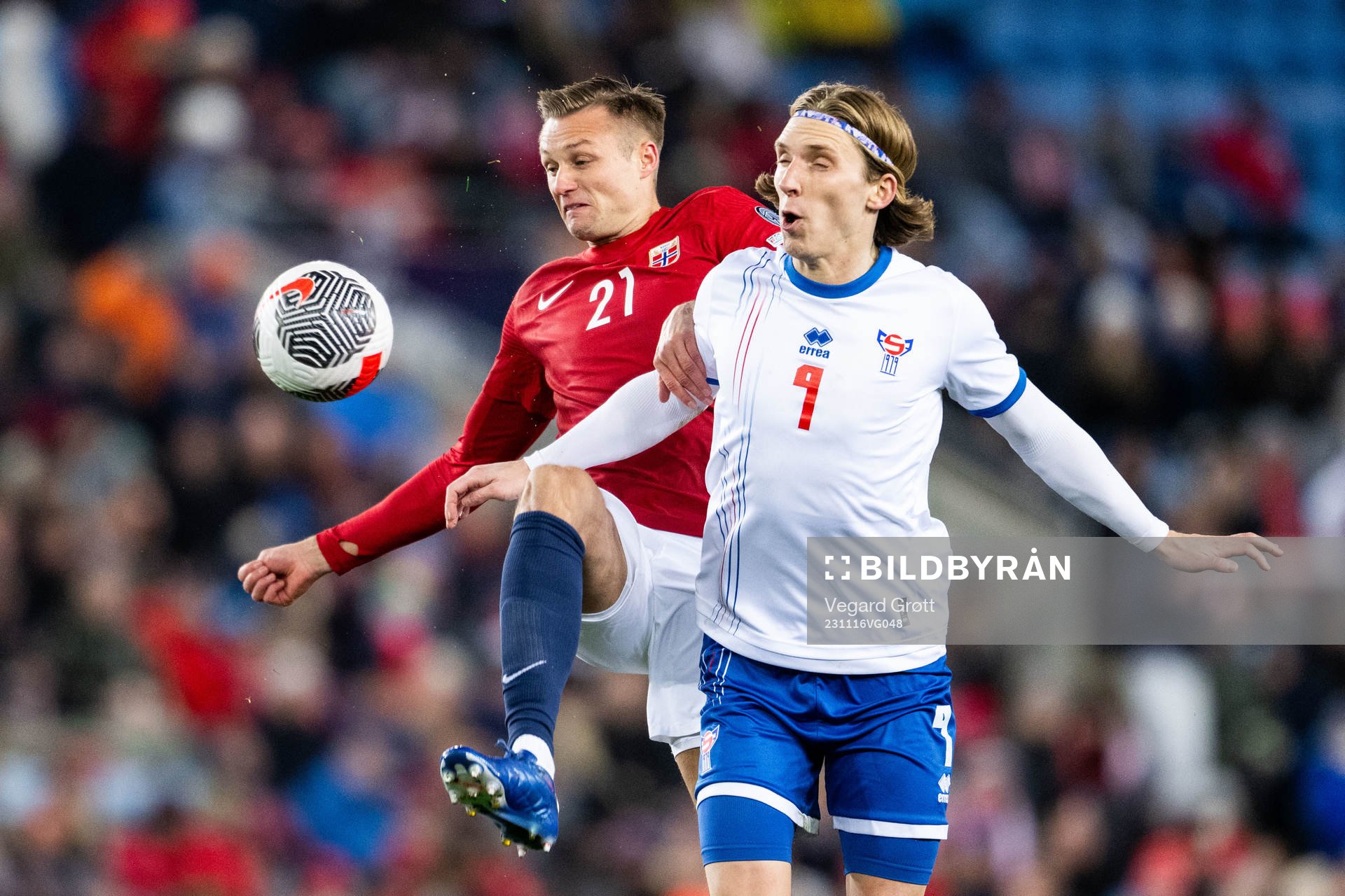 Stian Gregersen of Norway and Joan Edmundsson of Faroe