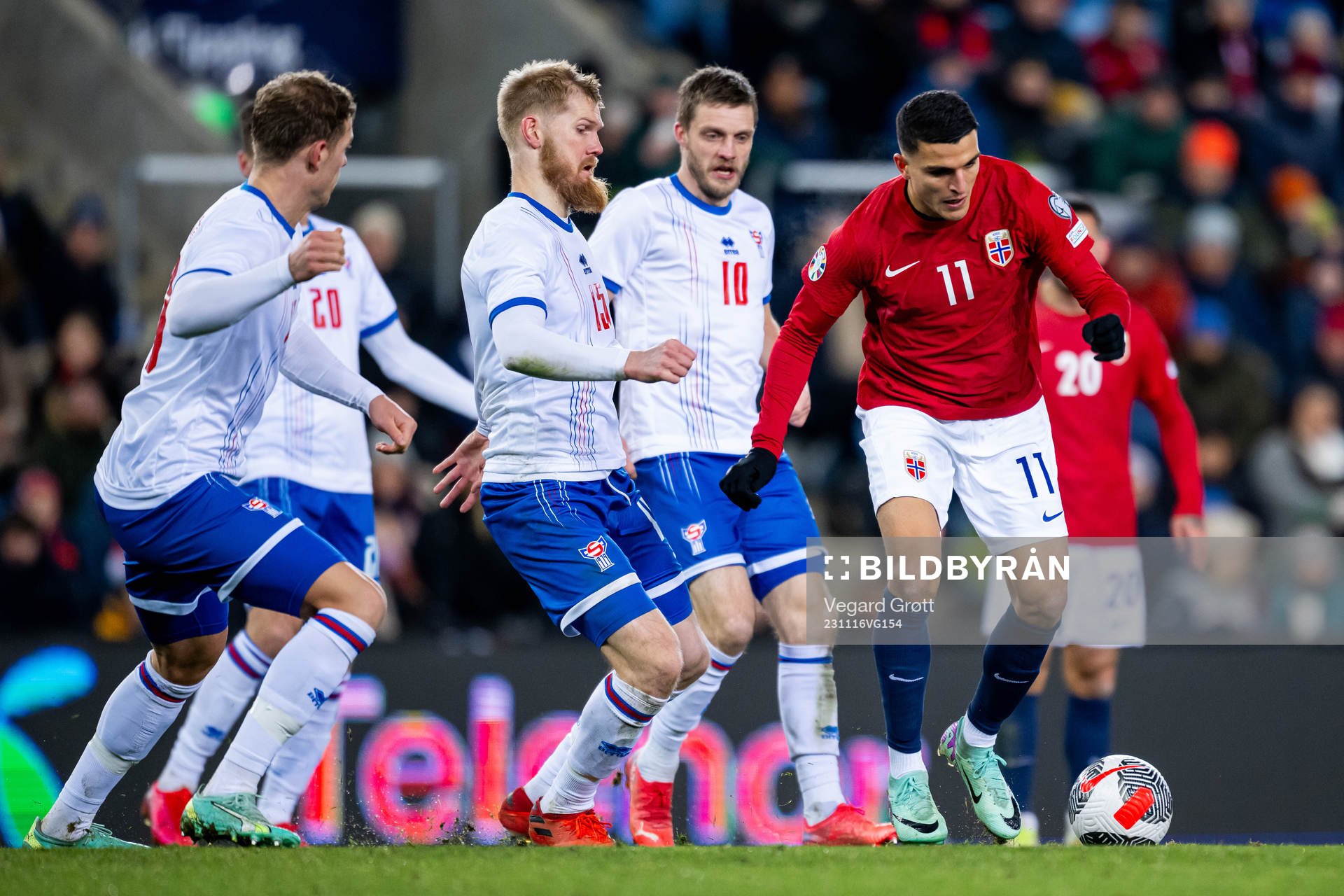 Odmar Faerø of Faroe Islands and Mohamed Elyounoussi of