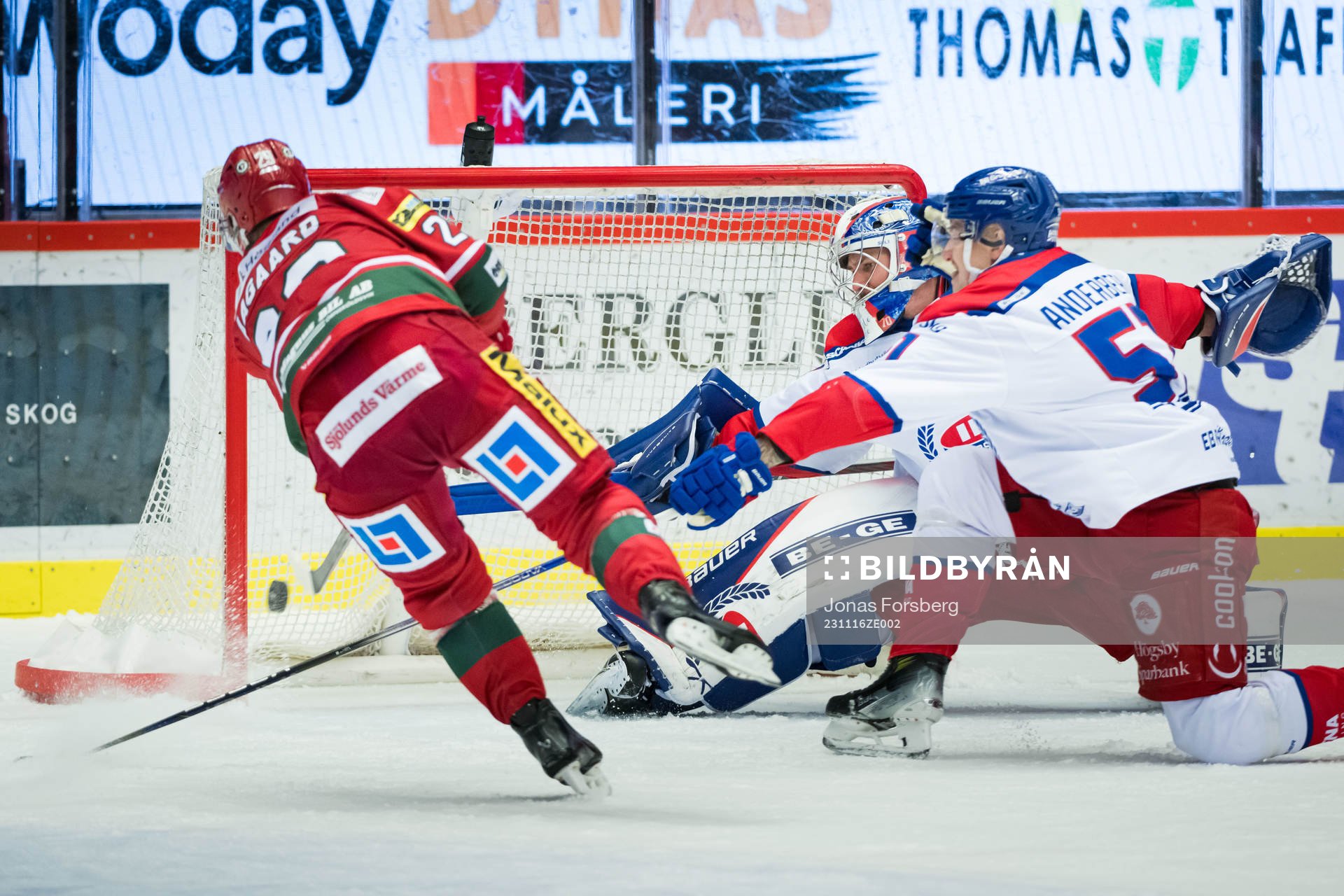 MoDos Mikkel Aagaard gör 1-0 målet