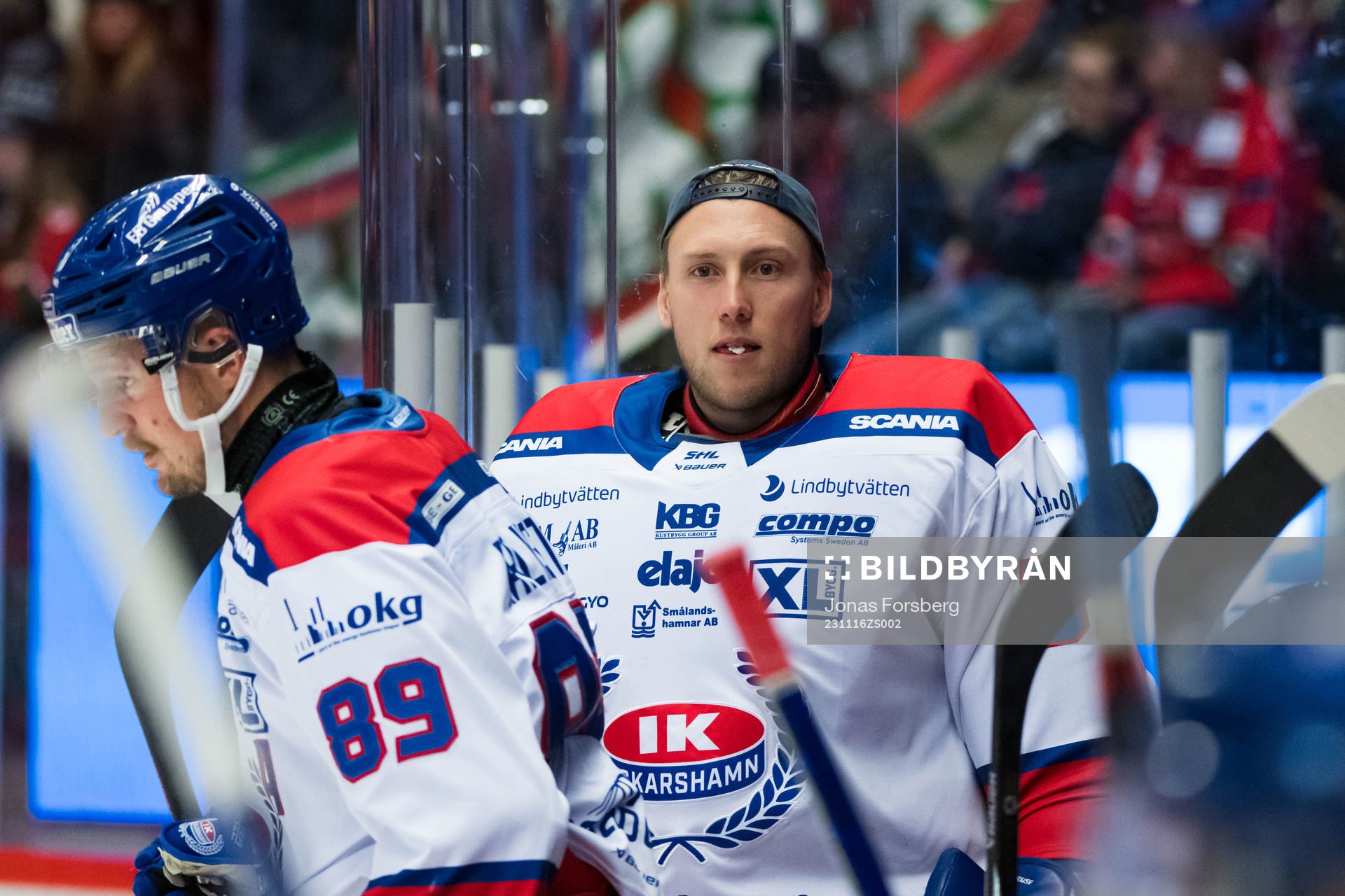 Oskarshamns målvakt Emil Kruse