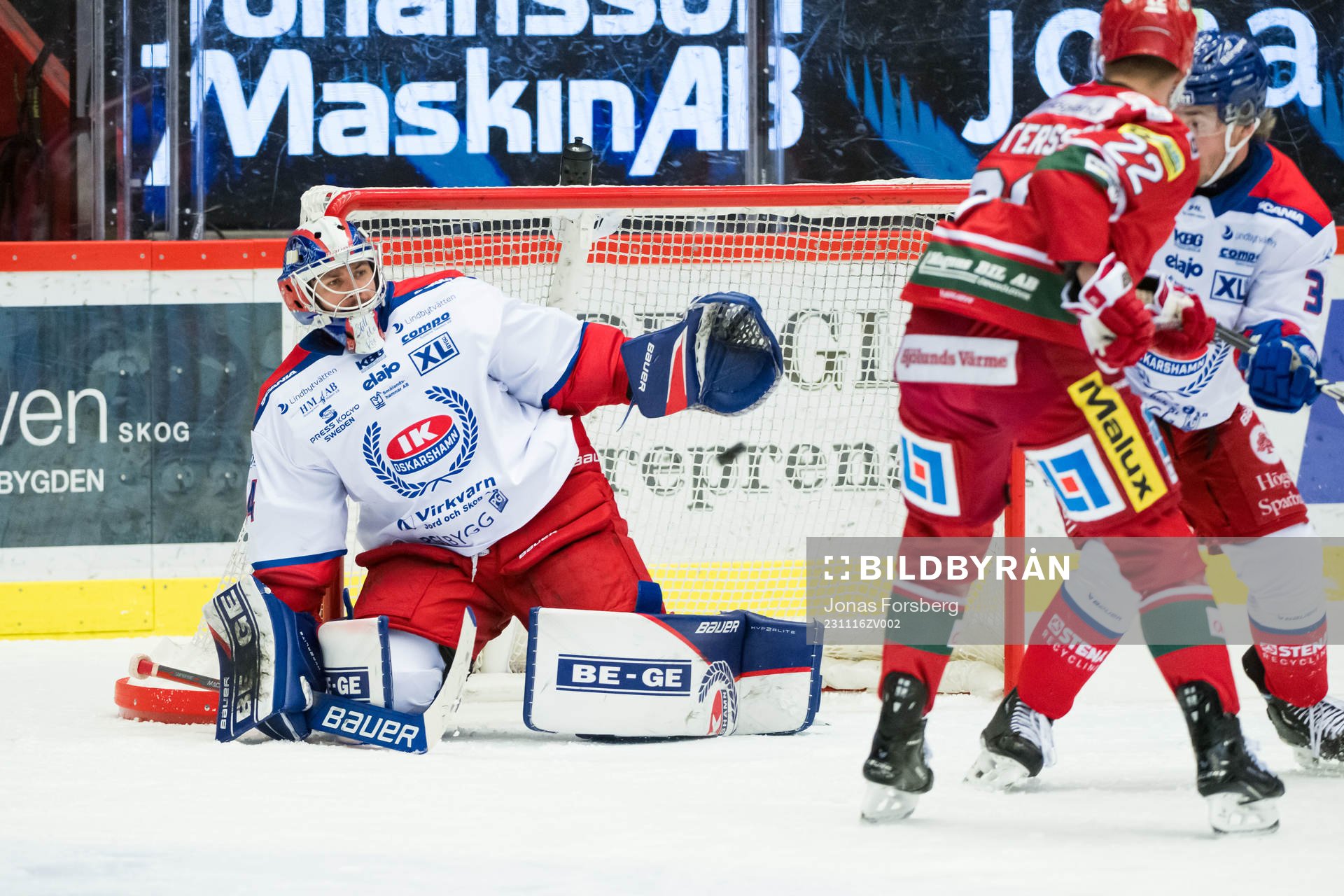 Oskarshamns målvakt Marek Langhamer