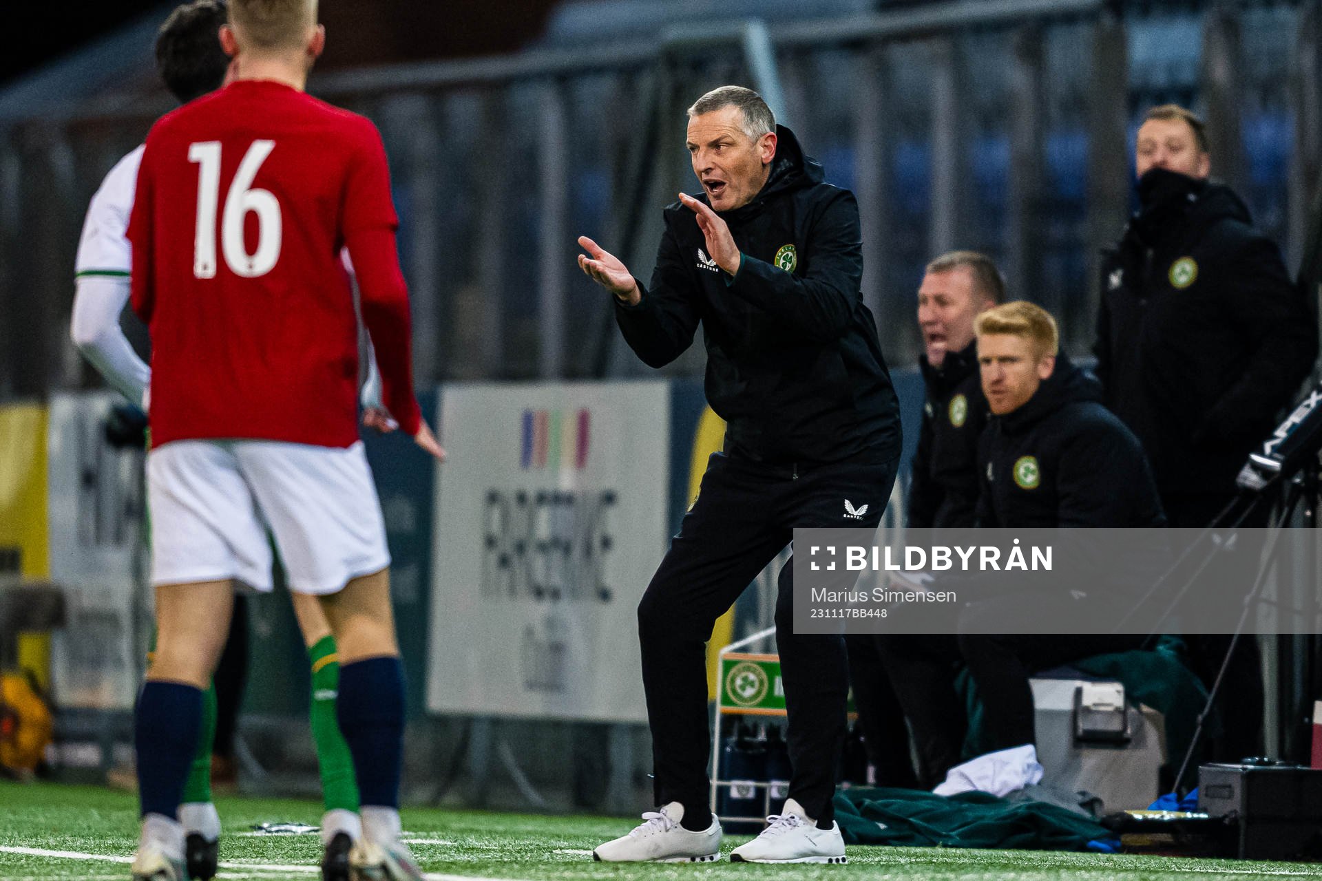 Jim Crawford, head coach of Ireland