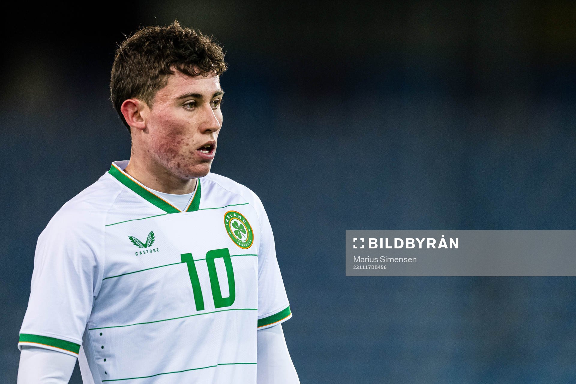 Kian Leavy of Ireland