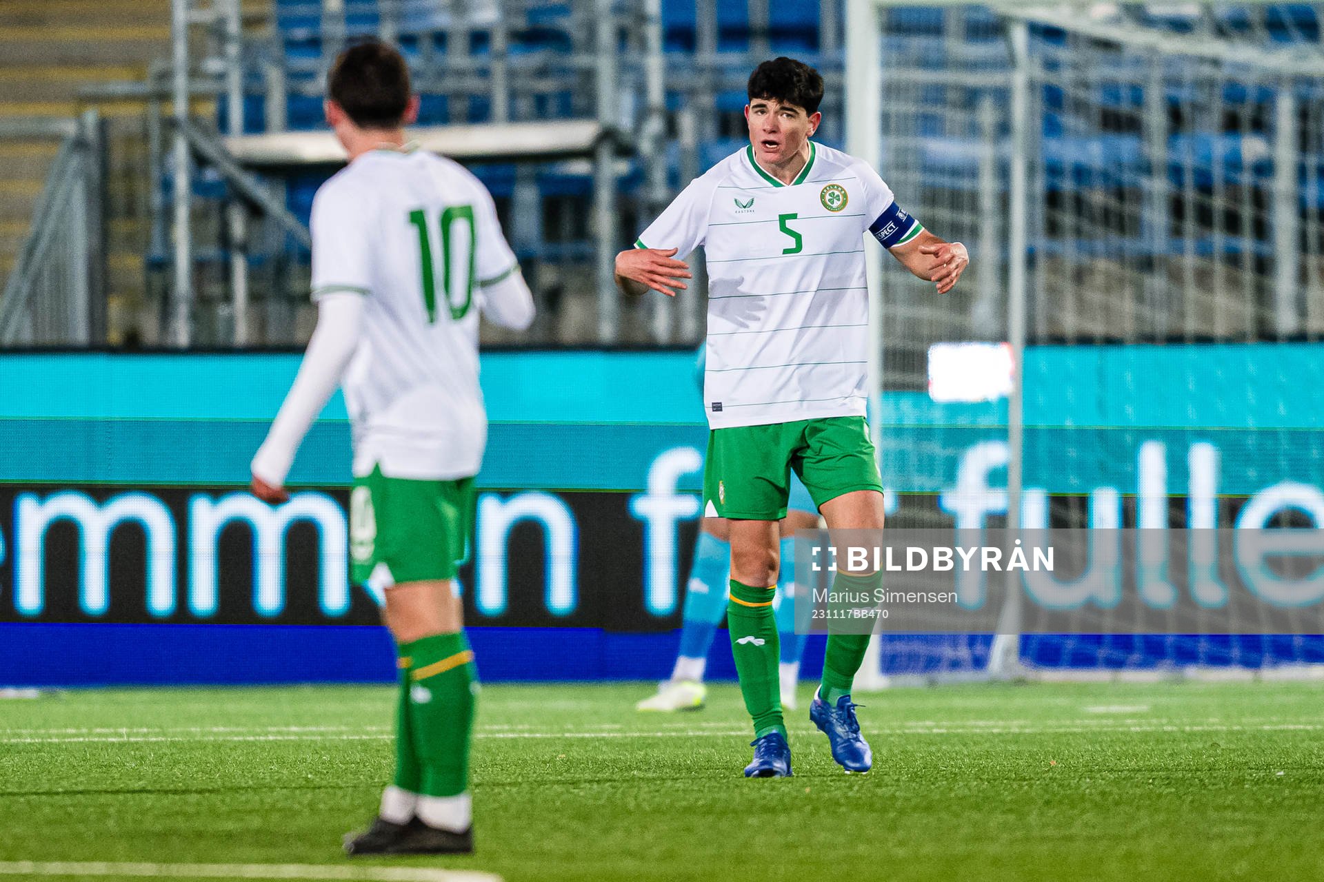 Anselmo Garcia MacNulty of Ireland looks dejected