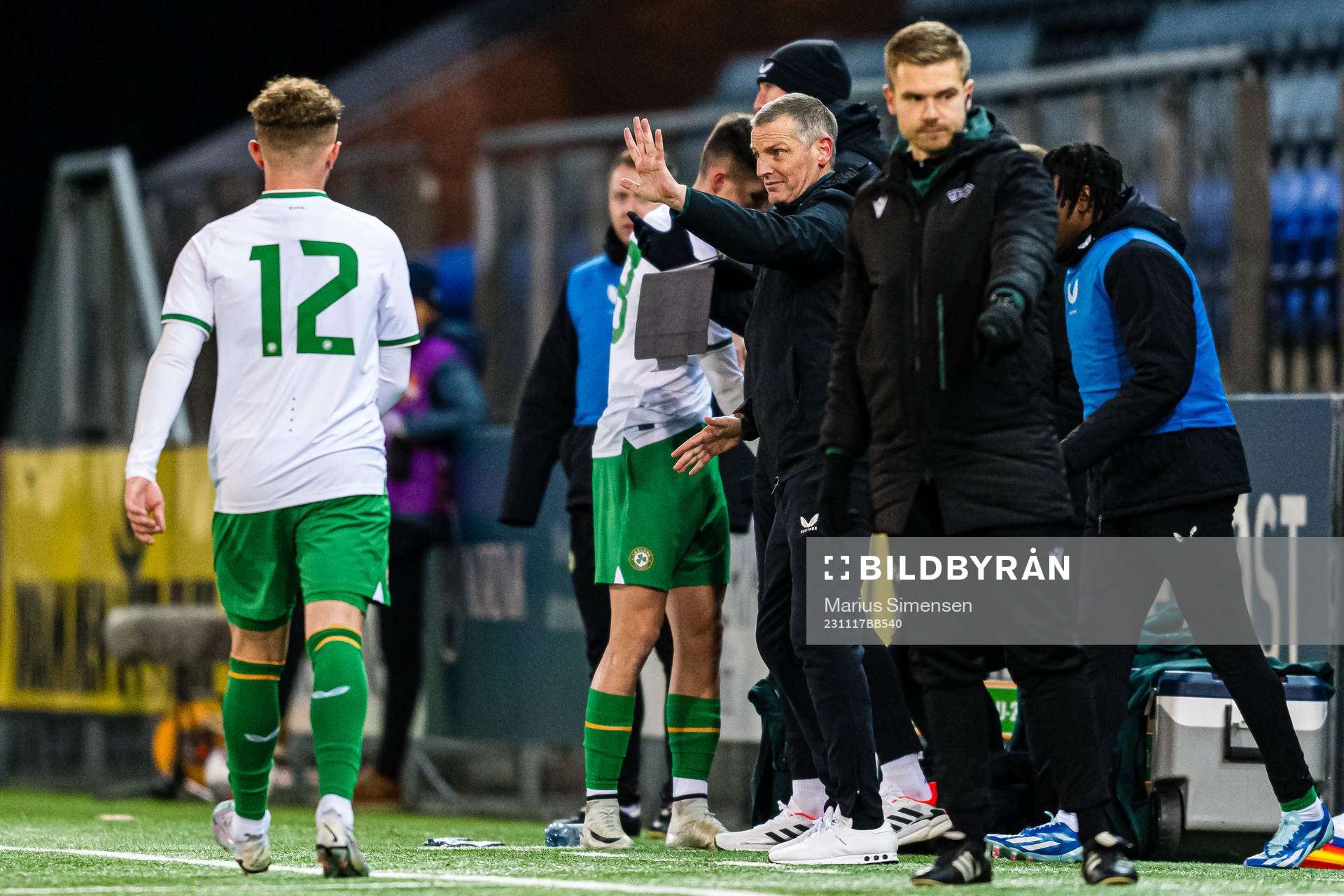 Jim Crawford, head coach of Ireland