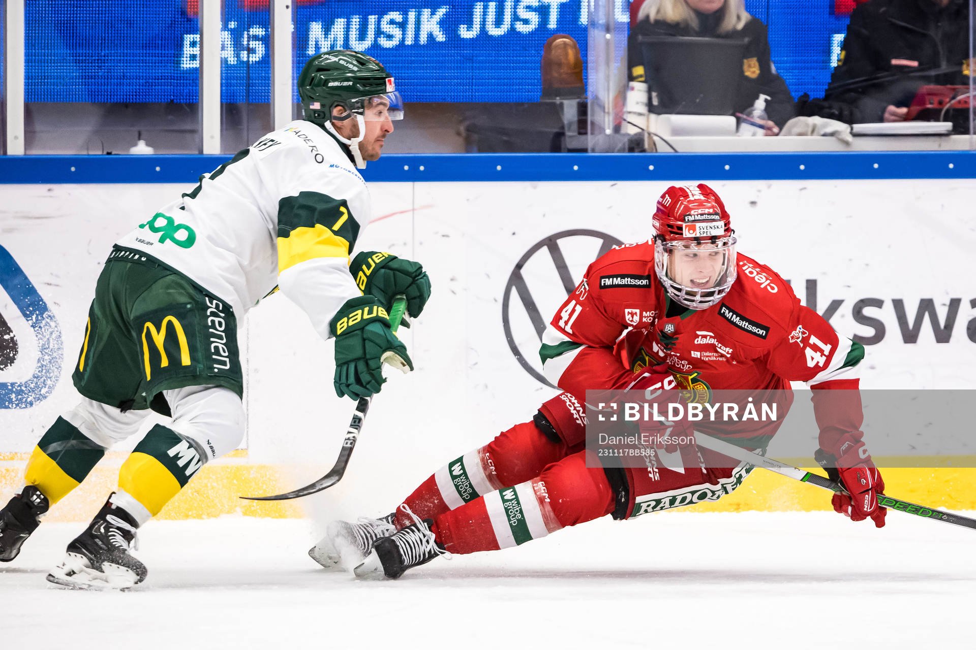 Björklövens Nicholas Schilkey och Moras Joseph Berger
