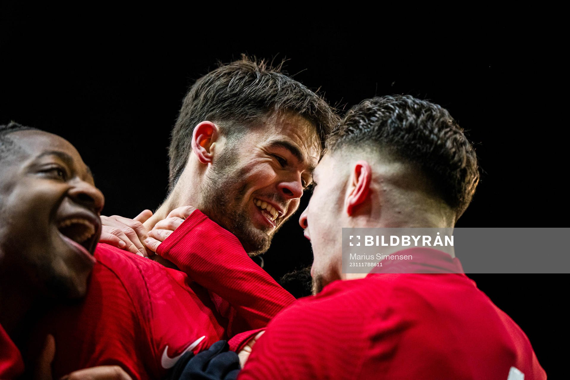 Lasse Nordås of Norway celebrates