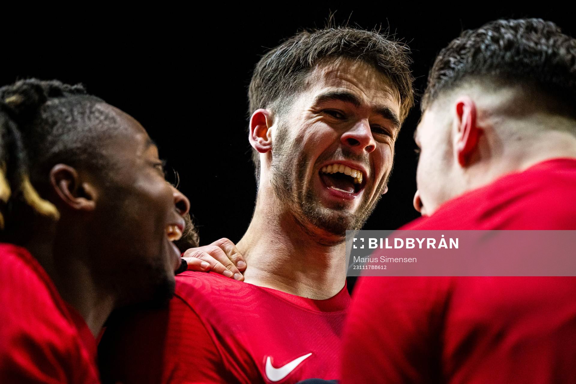 Lasse Nordås of Norway celebrates