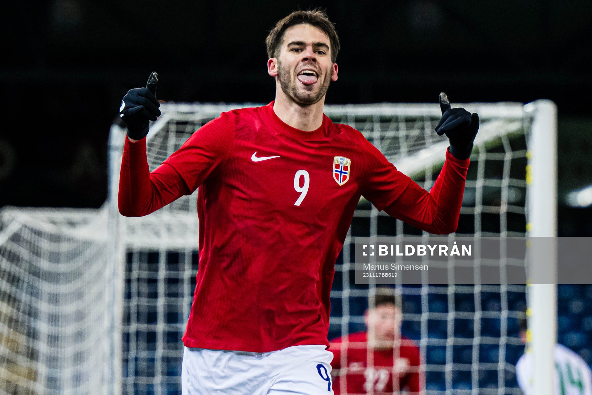 Lasse Nordås of Norway celebrates