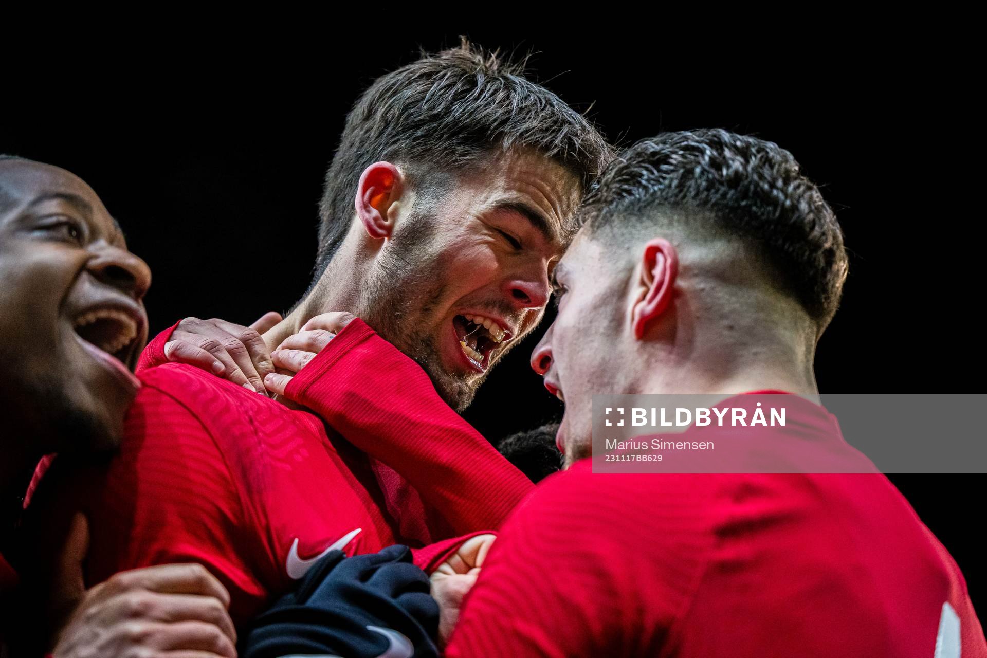Lasse Nordås of Norway celebrates