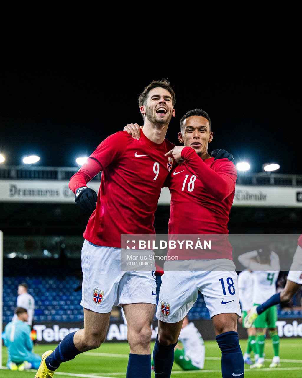 Lasse Nordås of Norway celebrates