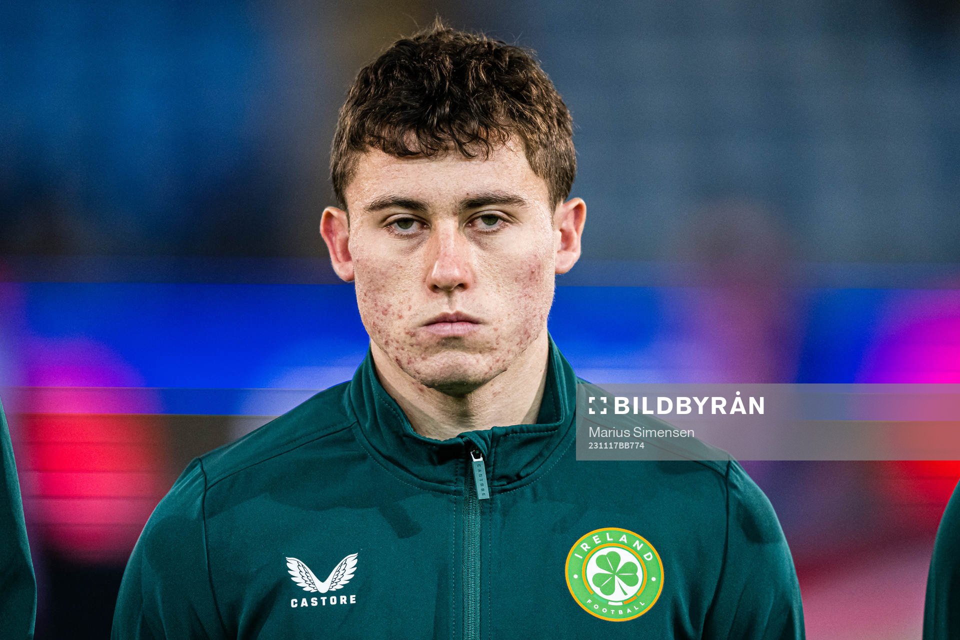 Kian Leavy of Ireland
