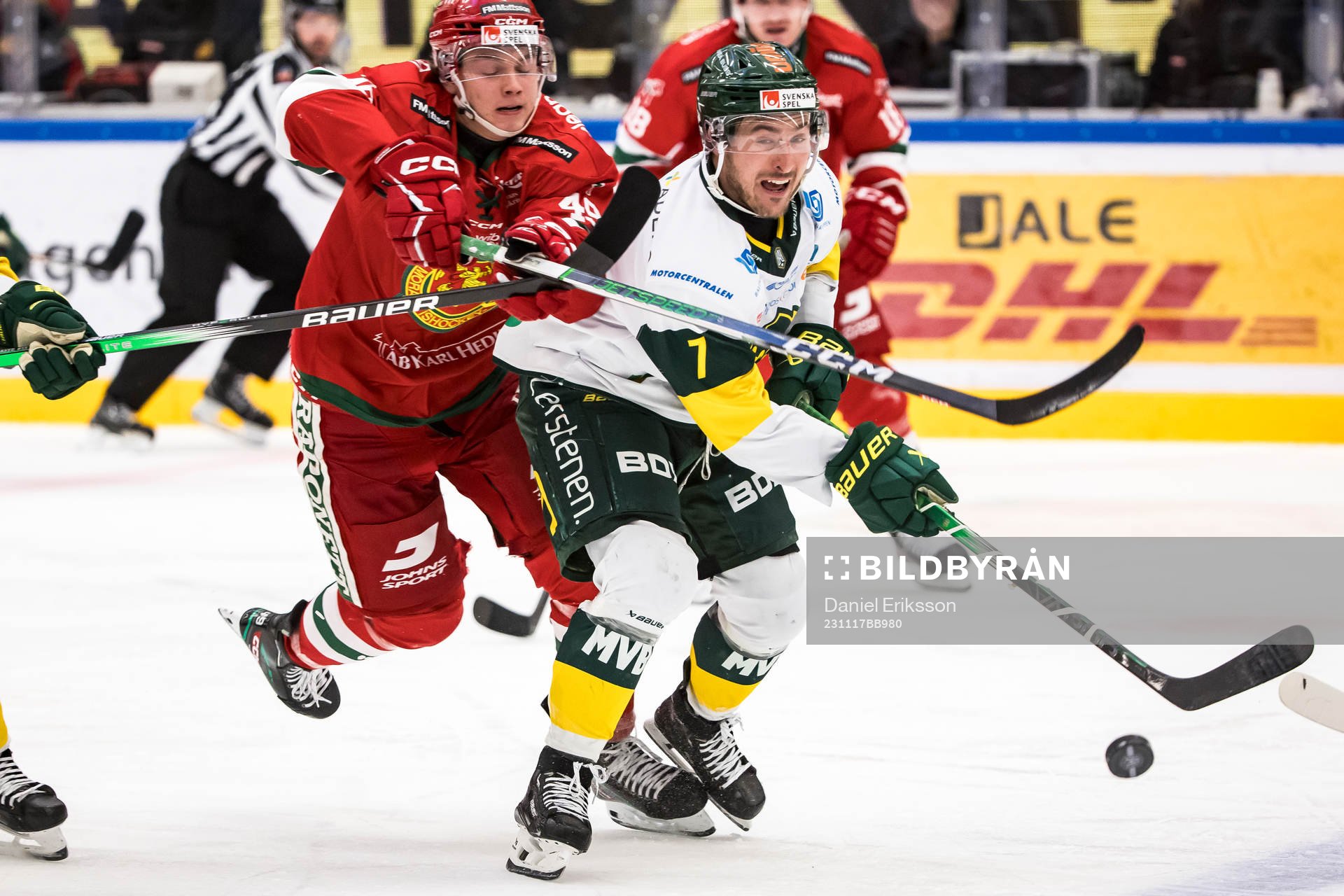 Moras Noah Steen och Björklövens Nicholas Schilkey