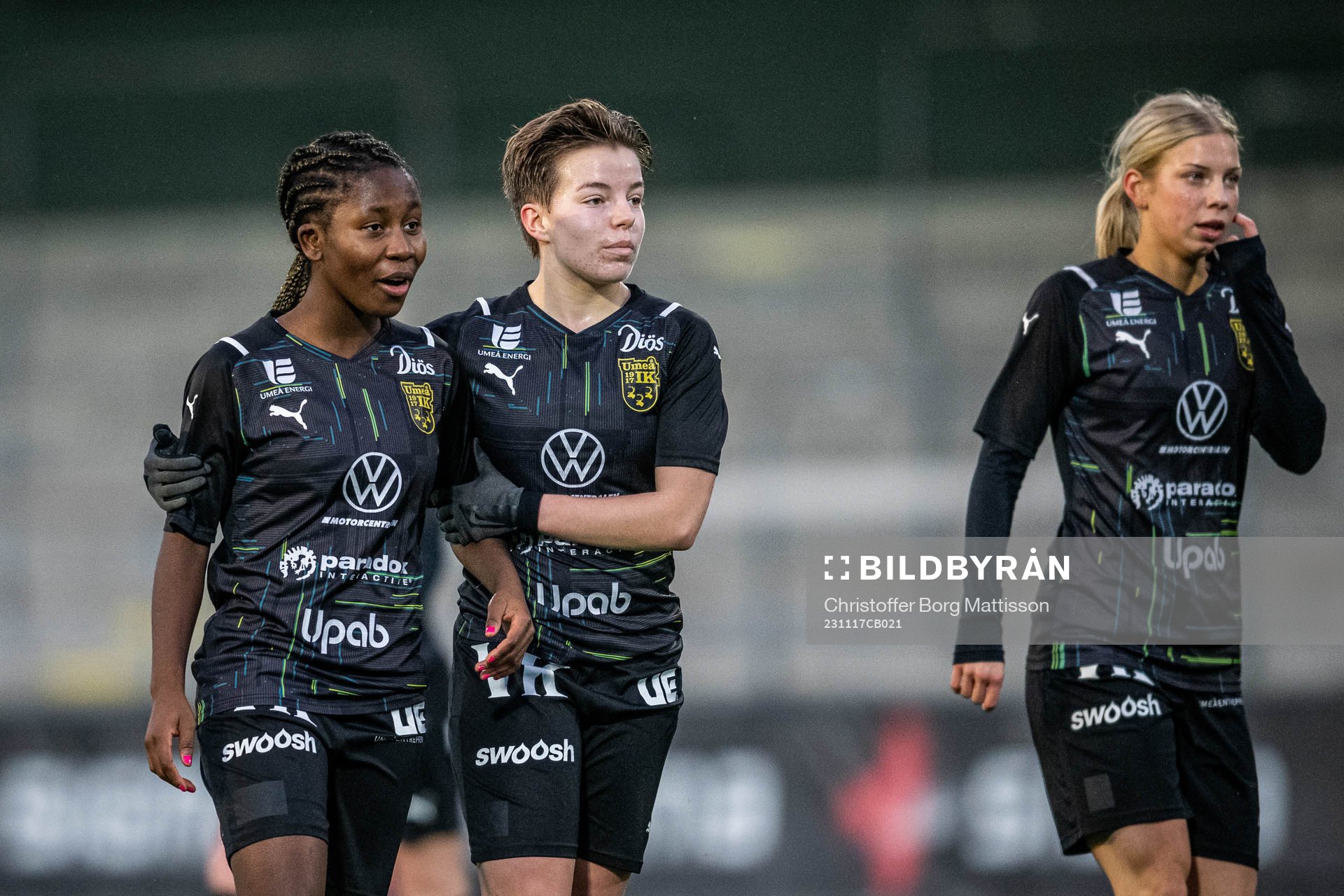 Umeås Jackie Epie Fokwa, Isabelle Goldmann och Ida