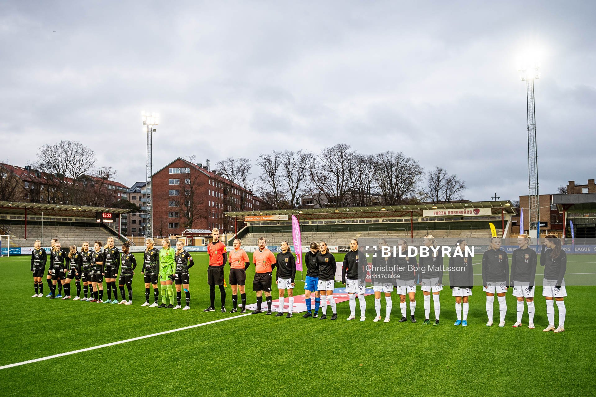 Umeås och Brommapojkarnas spelare