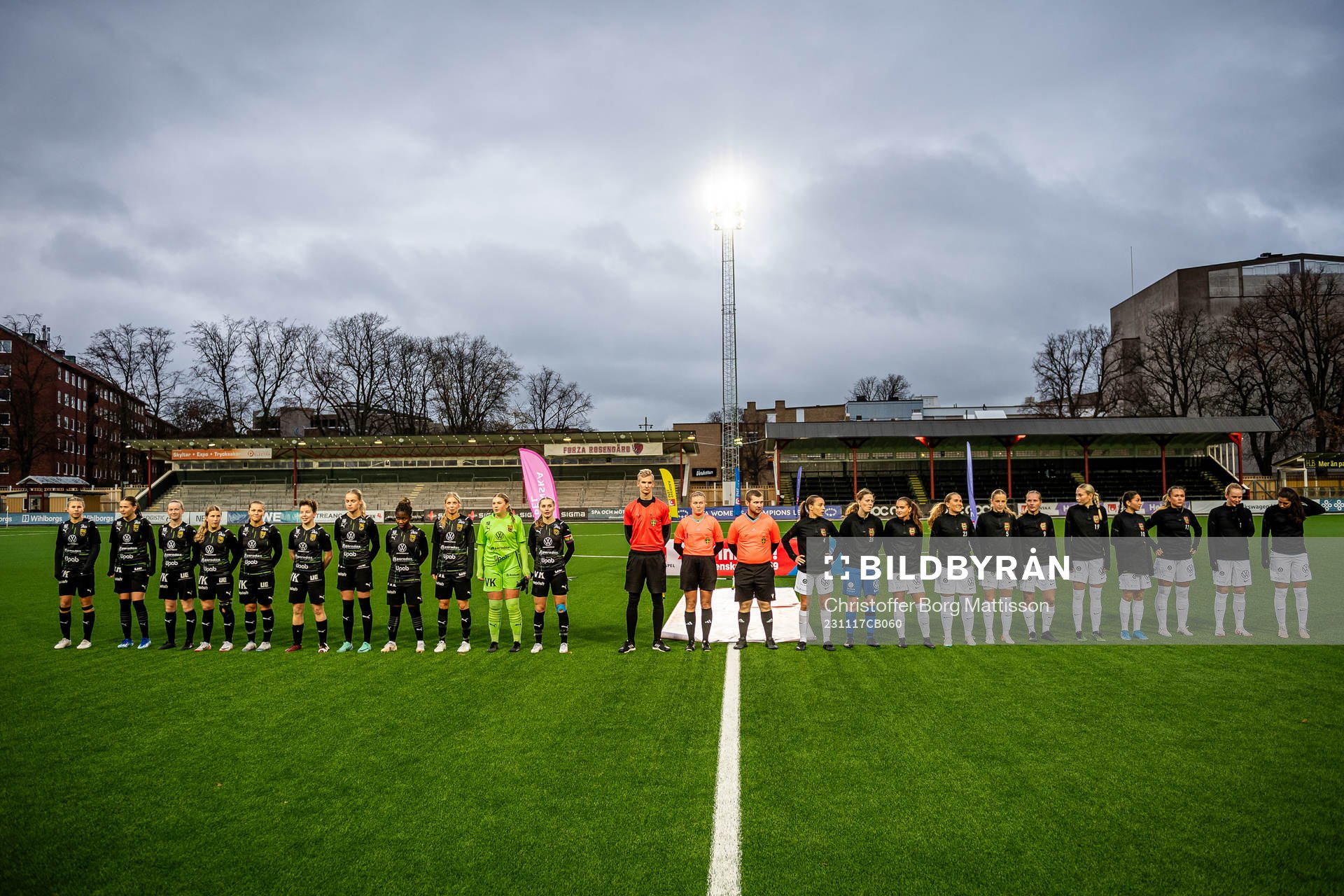 Umeås och Brommapojkarnas spelare