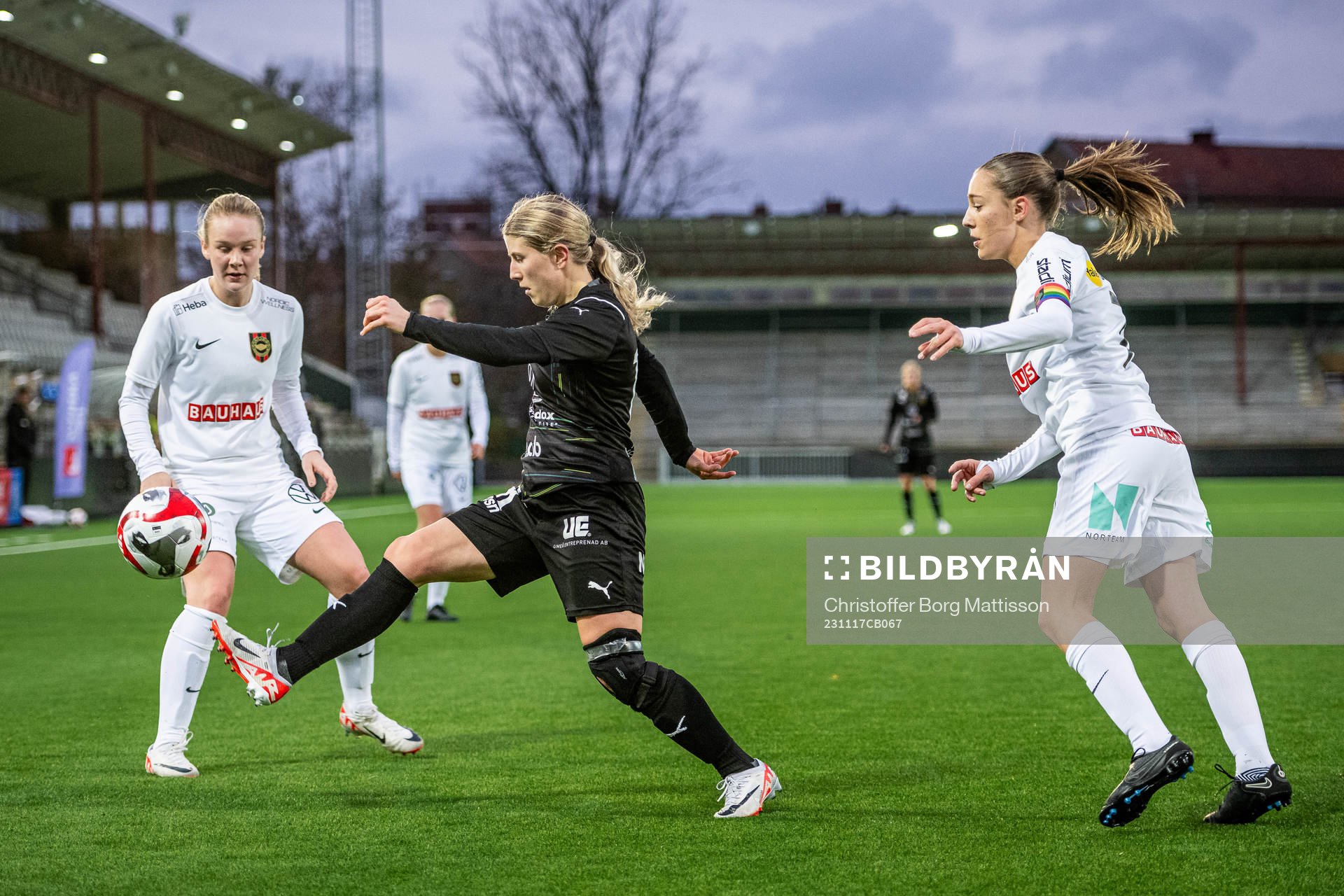 Brommapojkarnas Vera Österplan och Augusta Priks och