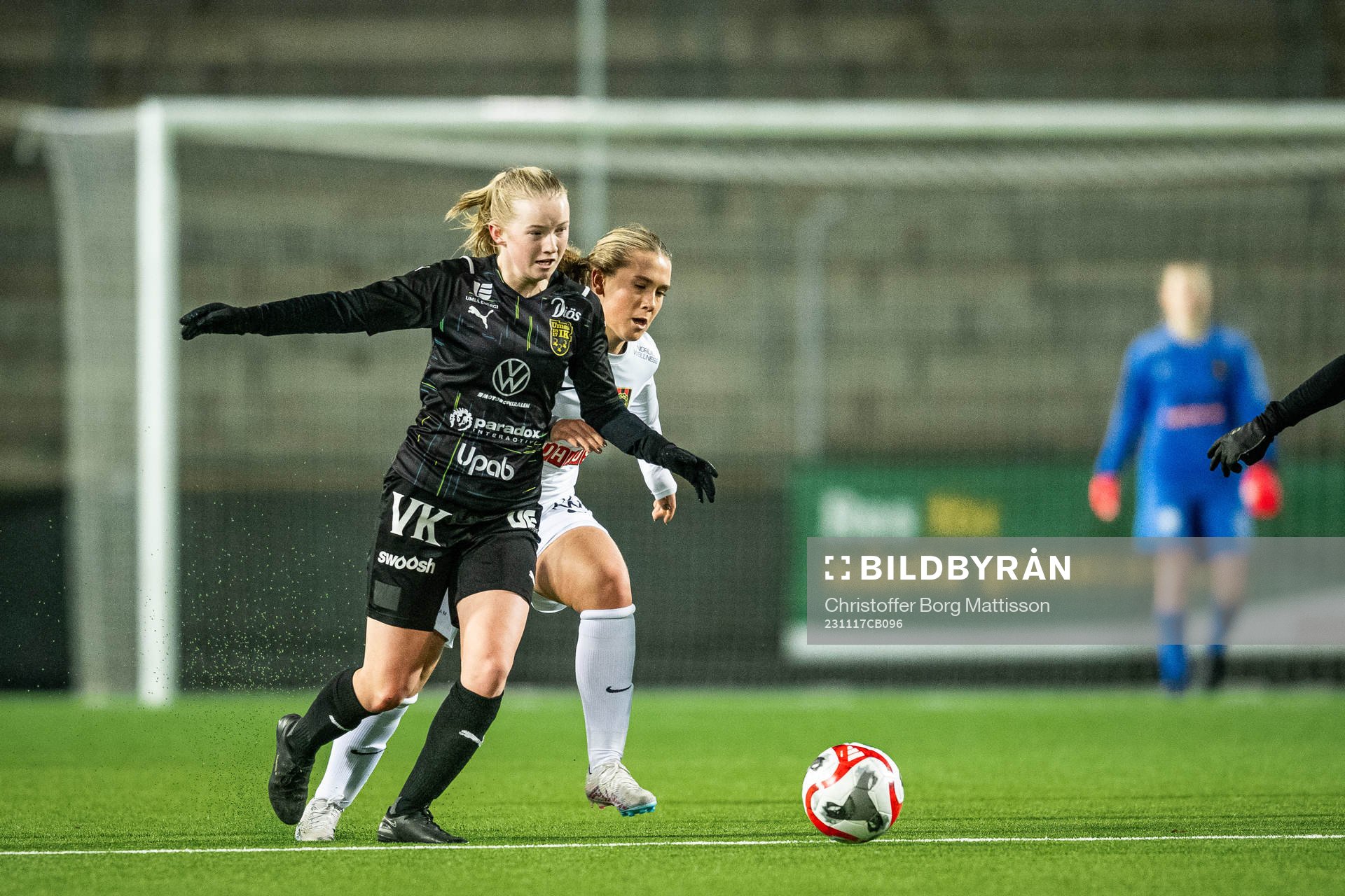 Umeås Tuva Nilsson och Brommapojkarnas Ebba Hjalmarsson