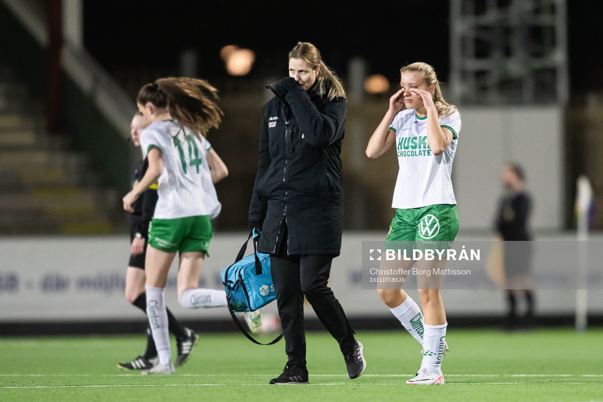 Hammarbys Smilla Holmberg har ont