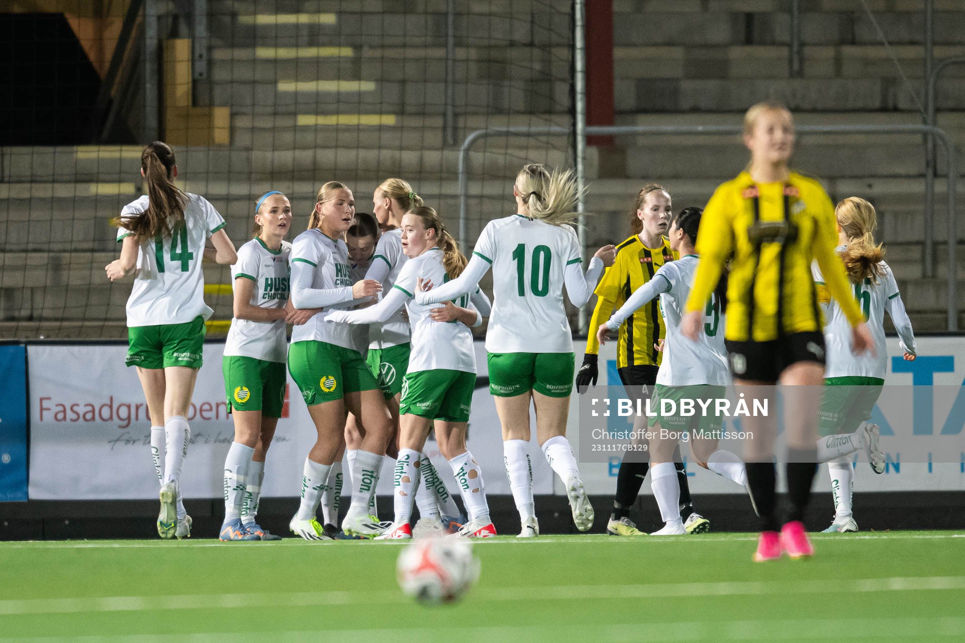 Hammarbys Sonja Windahl jublar