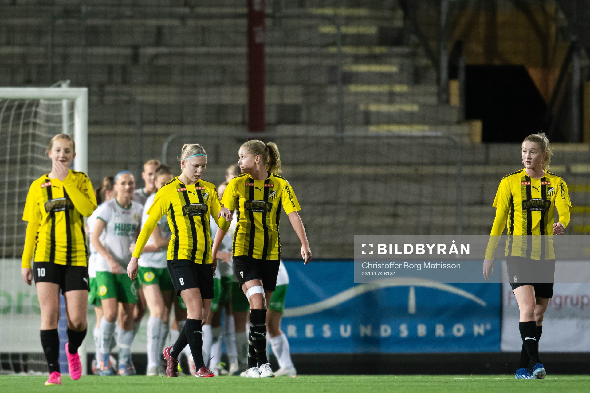 Häckens Emilia Migas, Matilda Larsson och Tess Olausson