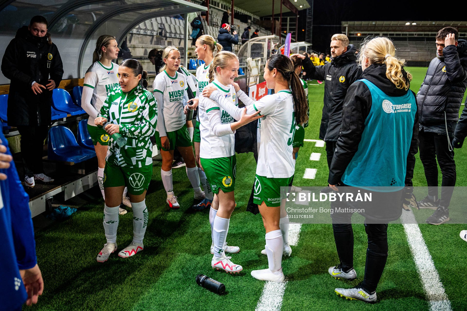 Hammarbys Cornelia Cernjul och Maya Wen Margareta Ohlin