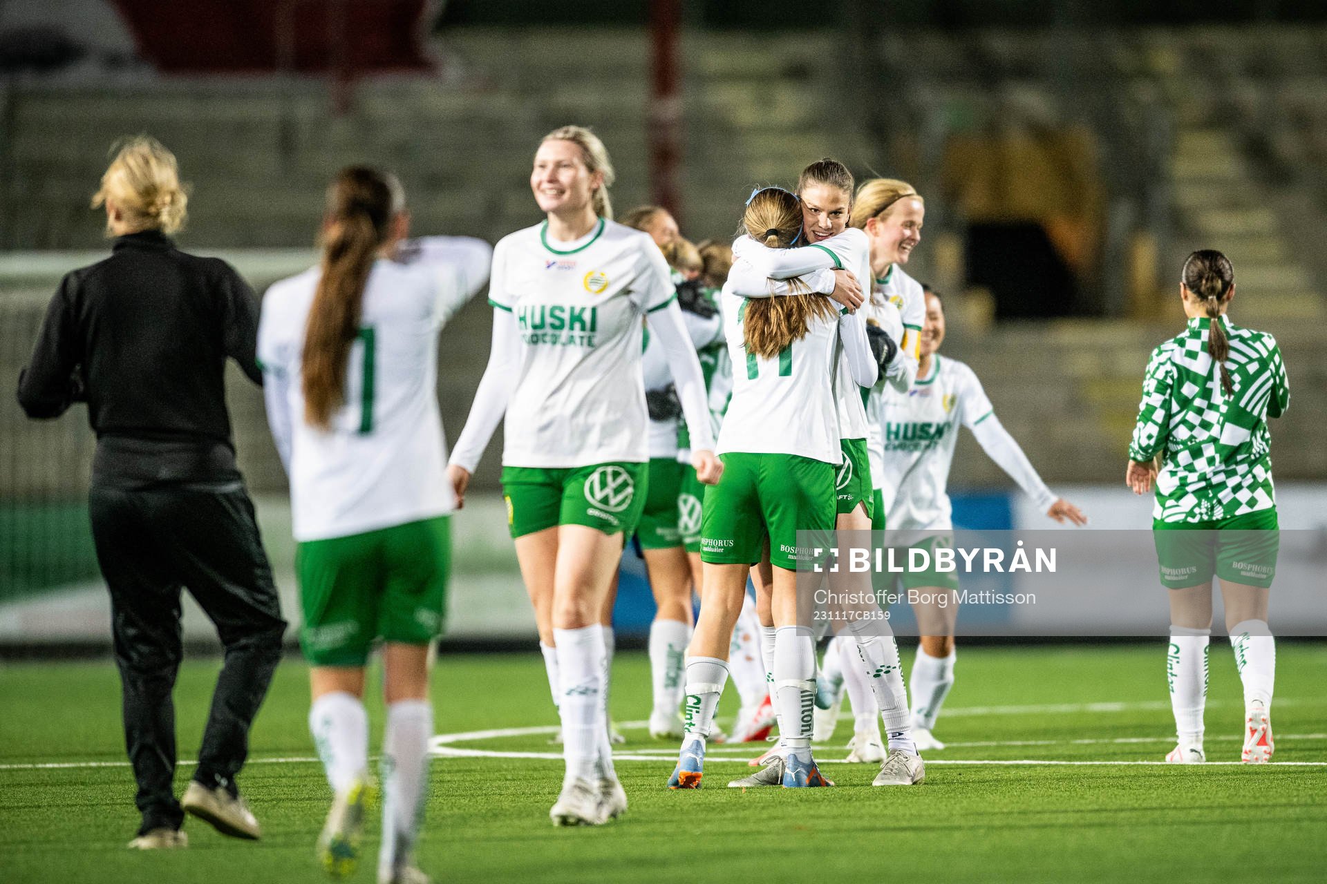 Hammarbys Bella Andersson jublar