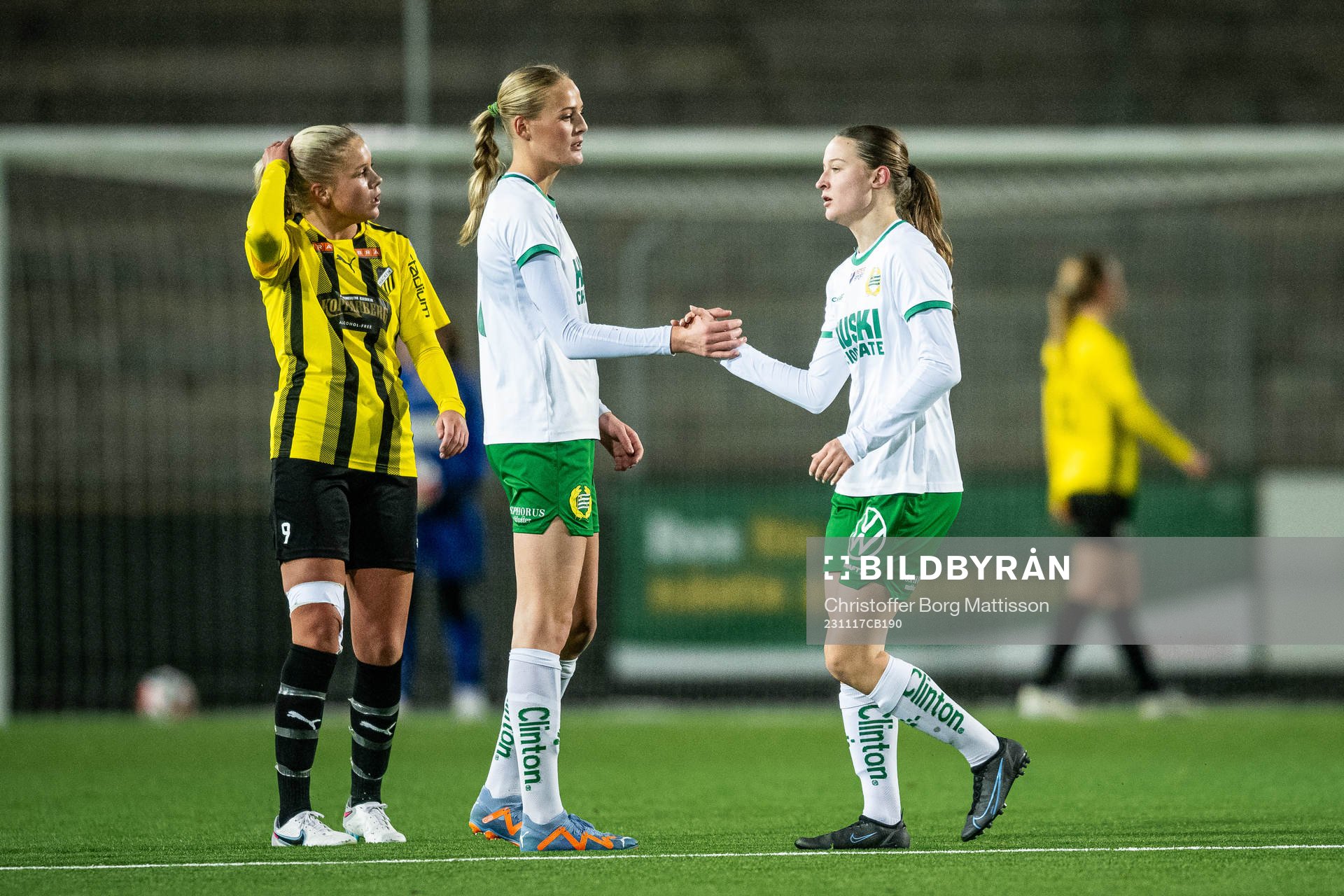 Hammarbys Lykke Ihrfelt och Cornelia Cernjul