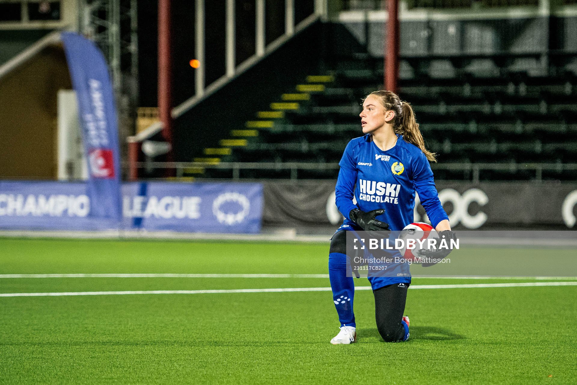 Hammarbys målvakt Nellie Andersson Markovic