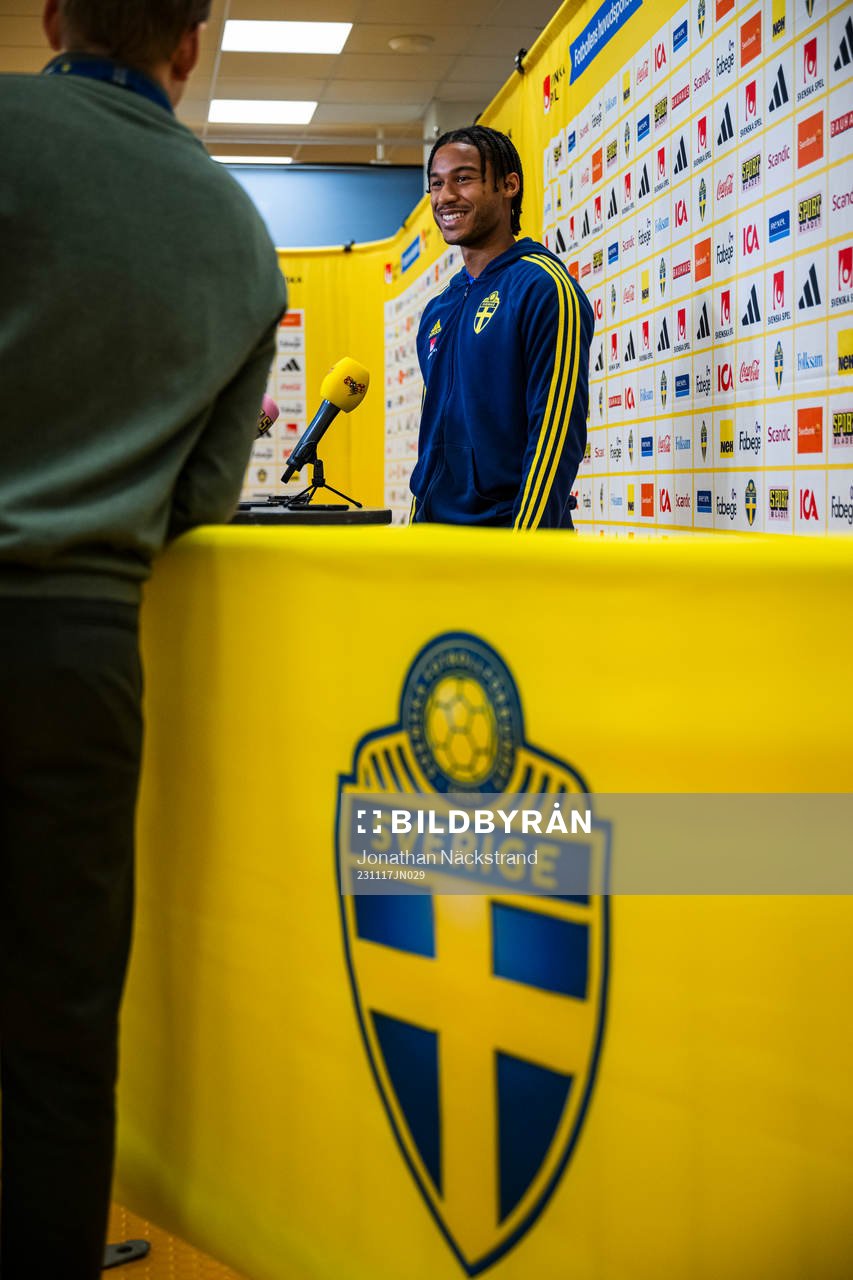 Jens Cajuste of the Swedish national football team in a