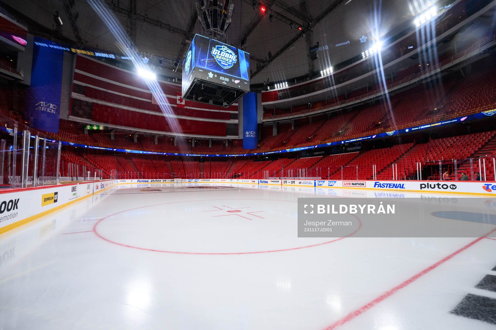 General interior view of Avicii Arena