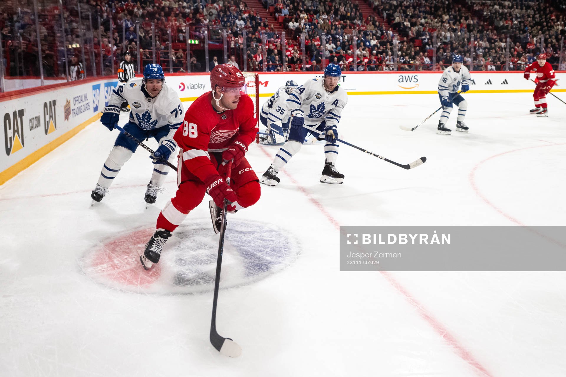 Daniel Sprong of Detroit Red Wings