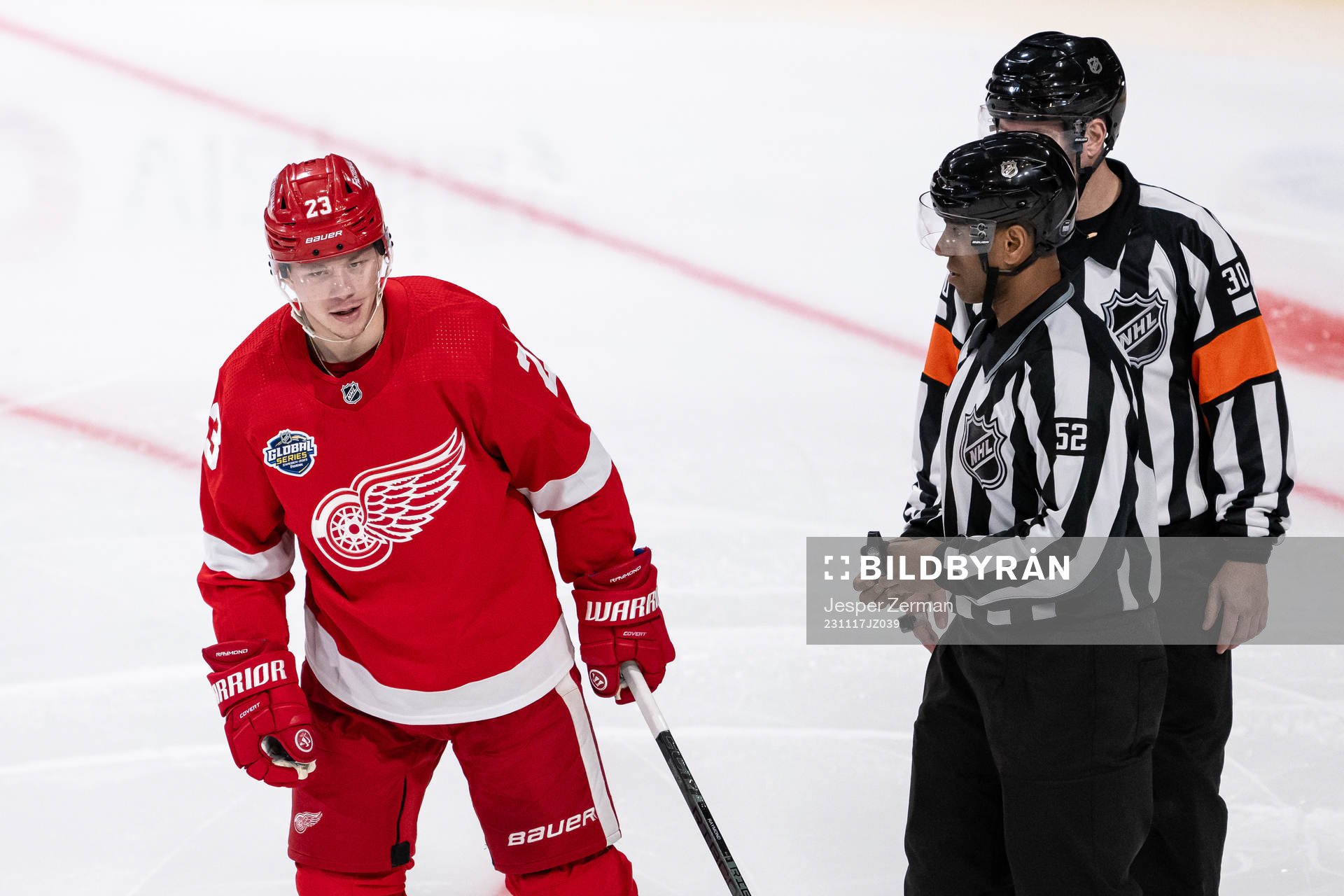 Lucas Raymond of Detroit Red Wings