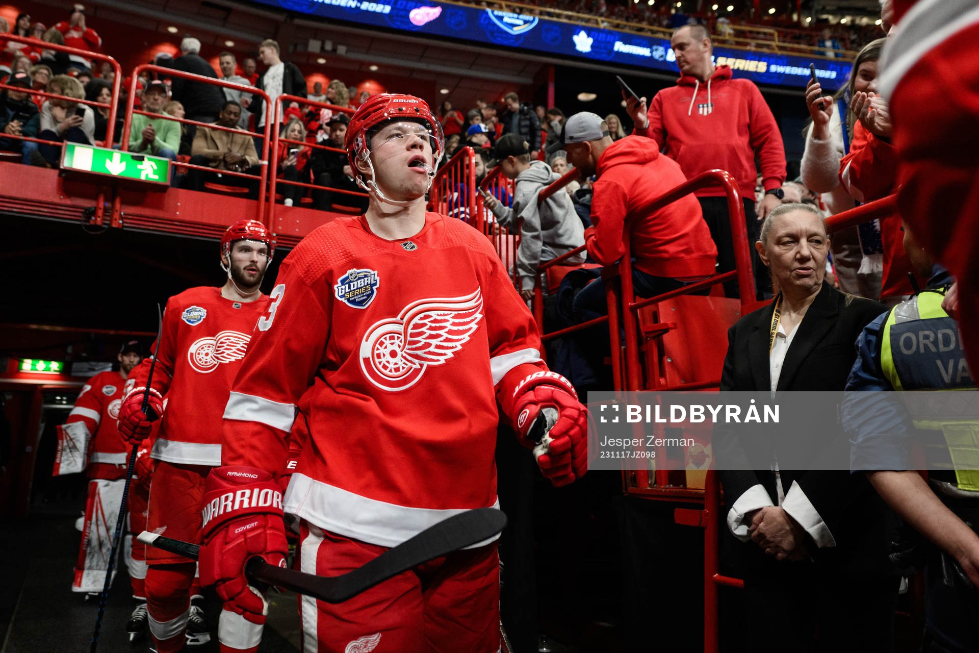 Lucas Raymond of Detroit Red Wings